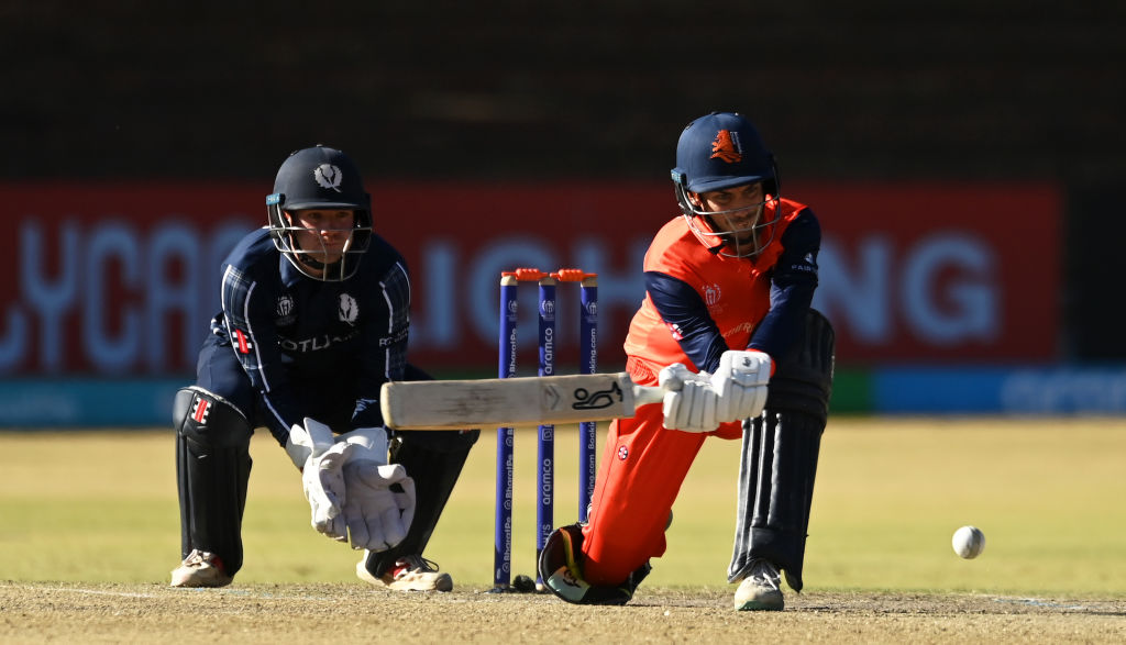 cricbuzz's tweet photo. The cricket boards of Scotland and the Netherlands have criticised the recent changes to the Cricket World Cup structure ⚠️

They say the changes are a “setback” for Associate nations and “risk undermining” the progress made towards globalising the game 🌎❌ https://t.co/hAvBYc2YaB