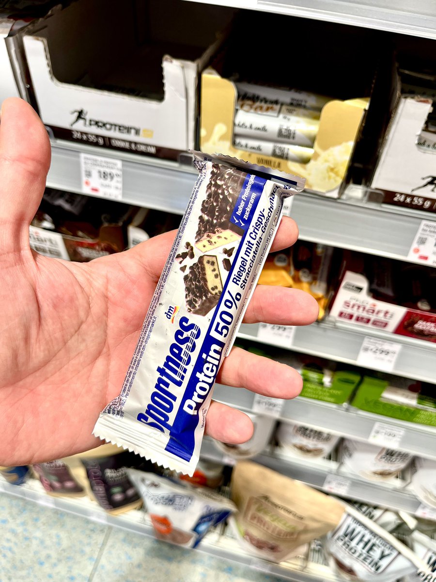 whatsontheshel1's tweet photo. Various protein bars, whey and vegan protein powders, protein oatmeals, nut butters, gluten-free items, and specialized workout supplements arranged across multiple tiers.

https://t.co/HBYydJFX0V

#ProteinBars #ProteinPowder #WheyProtein #VeganProtein #FitnessSnacks #retail https://t.co/qiQUq5rwwK