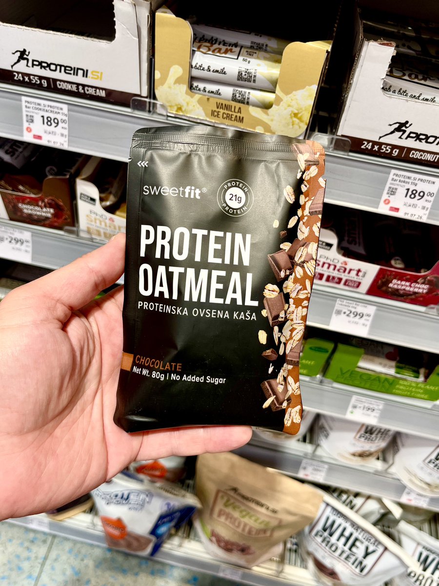 whatsontheshel1's tweet photo. Various protein bars, whey and vegan protein powders, protein oatmeals, nut butters, gluten-free items, and specialized workout supplements arranged across multiple tiers.

https://t.co/HBYydJFX0V

#ProteinBars #ProteinPowder #WheyProtein #VeganProtein #FitnessSnacks #retail https://t.co/qiQUq5rwwK