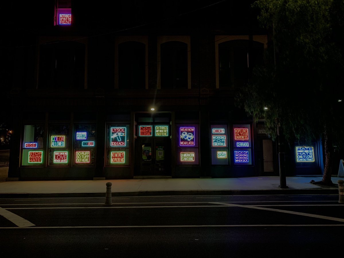 SuperCleanRec's tweet photo. Patrick Martinez 'Only Light Can Do That' at @LAPlazaLA @WhyWeRise. On view through September 5. #PatrickMartinez. 📸: by @JersonHondall @curate_LA
@neonrated https://t.co/IdXOEAh6XI