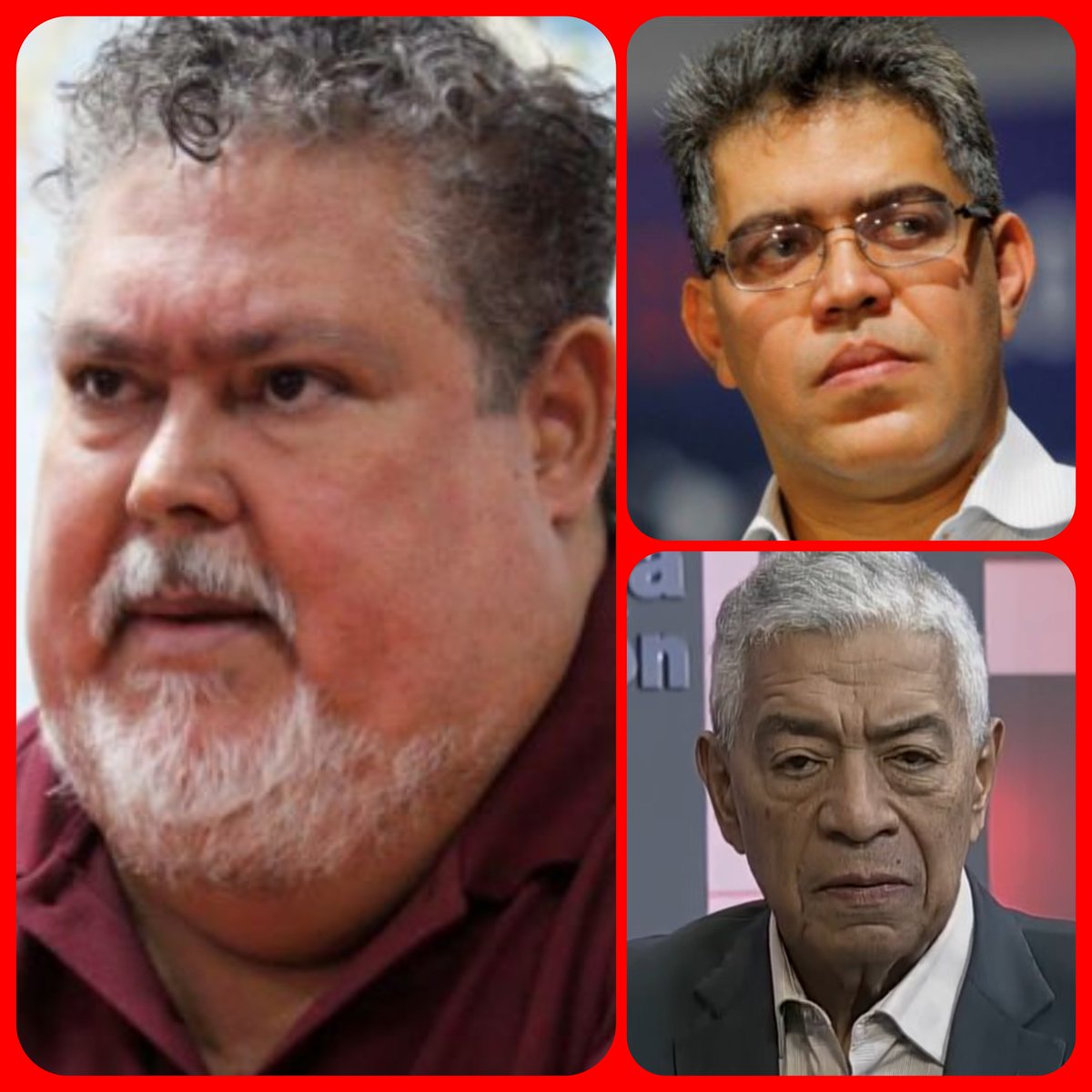 meridarebelde18's tweet photo. 🚨 ¡LOS ARQUITECTOS DEL DESASTRE!
Juan Barreto, Elías Jaua y Claudio Fermín a quién engañan. Éstos sujetos sombríos, dañinos y asquerosos tratando de aparecer como "Libertadores de Venezuela" y ofreciendo salvar al país. Todos conocemos la porqueria que vaciaron sobre Venezuela. https://t.co/fzlgfNmTZX