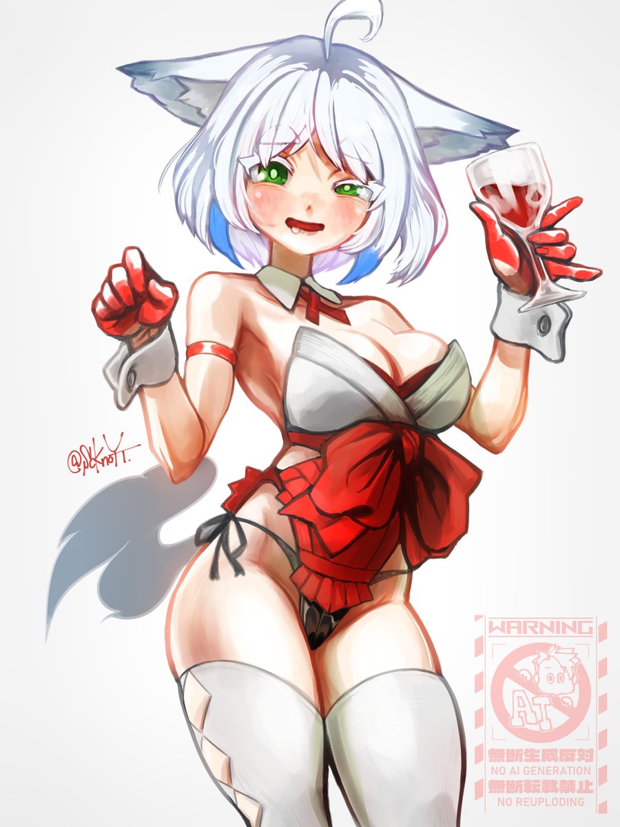 SCKnoYT's tweet photo. 去年8月に描いたイラスト！当然、バニー(*'ω'*)
巫女バニーはいいぞ…✨モデルは榊千代さんっ🍶 https://t.co/WpwXUXHxcQ