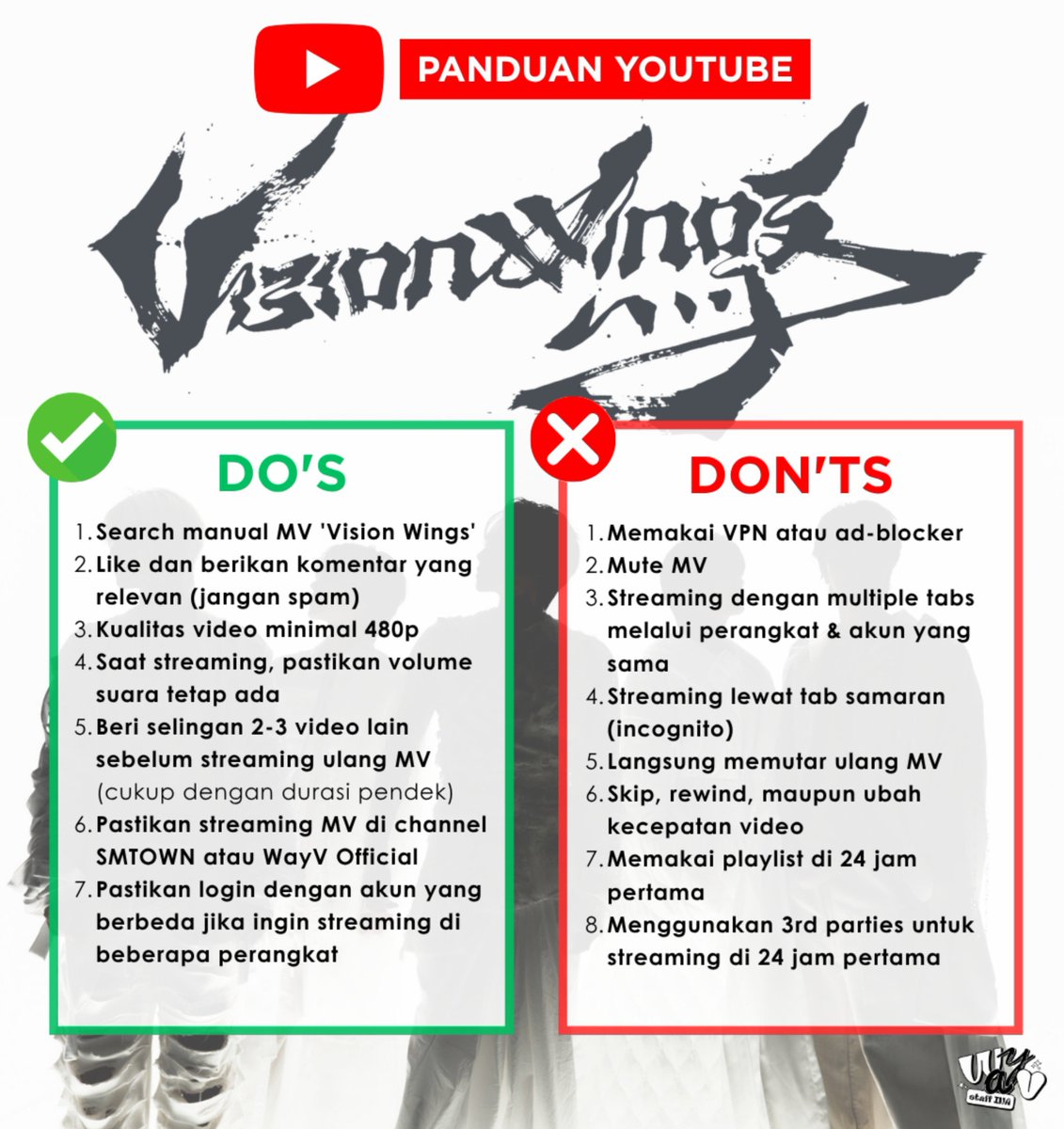 WayVStaff_INA's tweet photo. 📝 TUGAS #WayV_VisionWings - YouTube

Wijen!! Ajak mutual, teman, keluarga, tetangga, RT, RW, desa, kelurahan, kecamatan, kabupaten buat demam SHAOLIN SHAOLIN SEKARANG!! 🔥🔥🔥

📺 https://t.co/c2vNFOuZcB
🎯 1M Views dalam 24 jam

❗JANGAN MEMAKAI PLAYLIST TERLEBIH DAHULU❗ https://t.co/xw1nQzxq5l