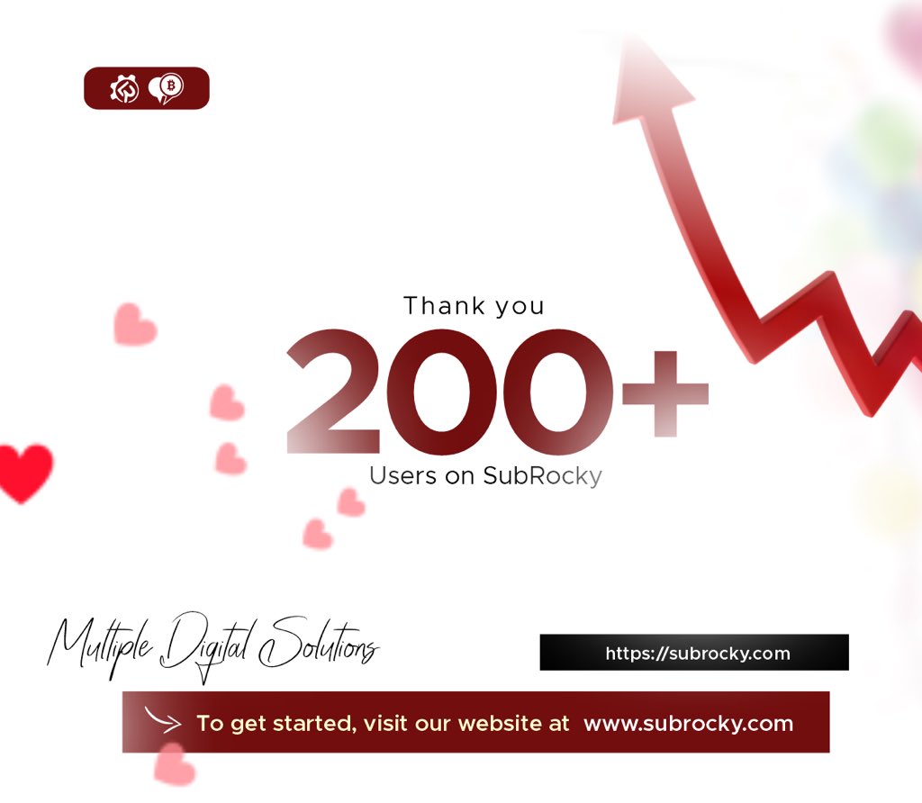 isaac_lordrock's tweet photo. 200 users can’t be wrong. 😌

SubRocky just hit 200 users sharp. 🚀

200 people.
200 reasons to keep improving.
200 reminders that people are actually using what we built.

We go again. 💙
@rocky_network https://t.co/BXM8PM5R64