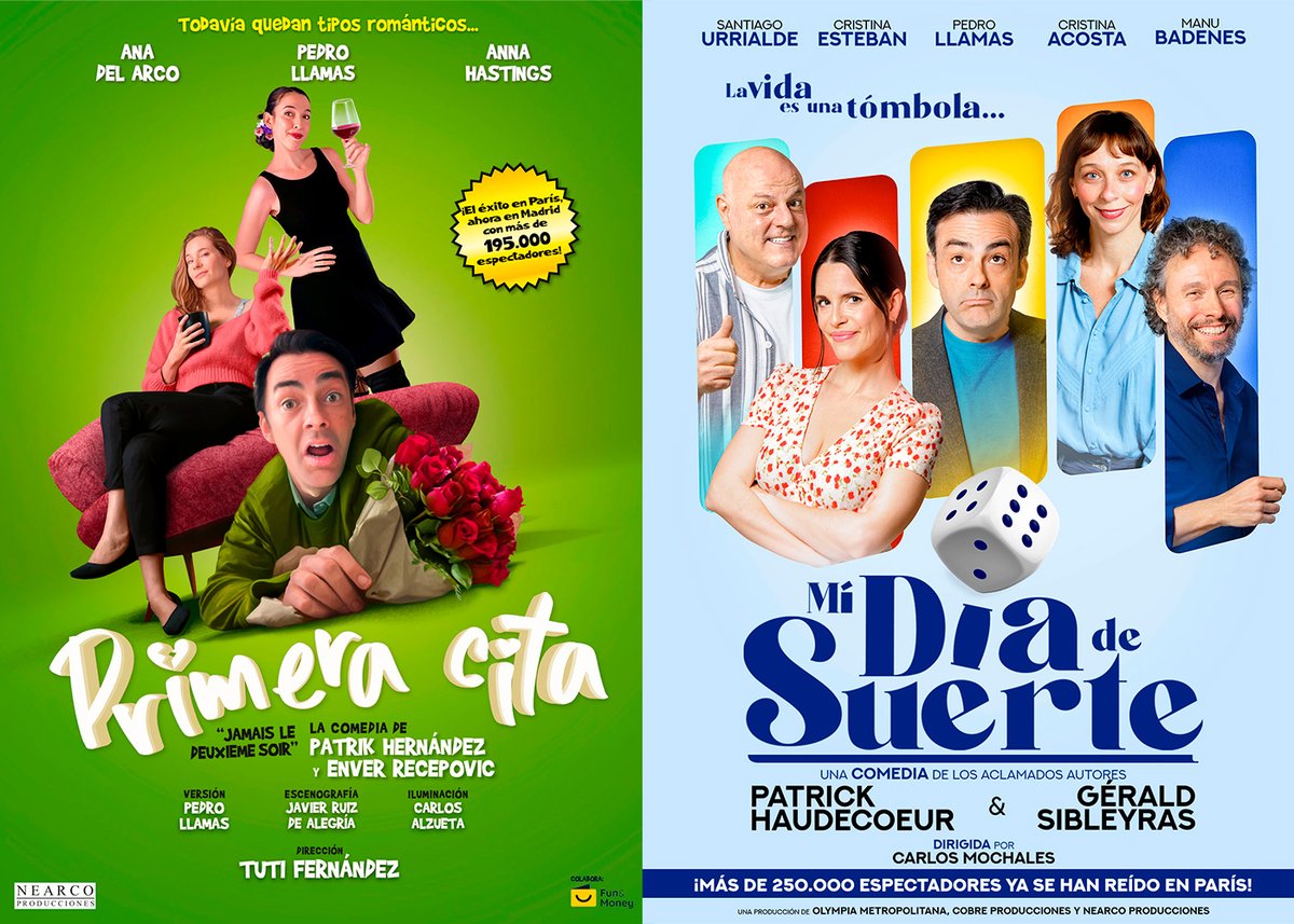 MunozSecaMadrid's tweet photo. ¿Y si salimos de la rutina con una buena dosis de comedia? 😊

En @MunozSecaMadrid ríe sin parar con #PrimeraCita y desde este JUEVES con  #MiDíaDeSuerte. 🤣🤣

Compra tus ENTRADAS 👉 https://t.co/HkoDAKBftn

#teatro #comedia #ocio #humor https://t.co/DYs5gspReQ