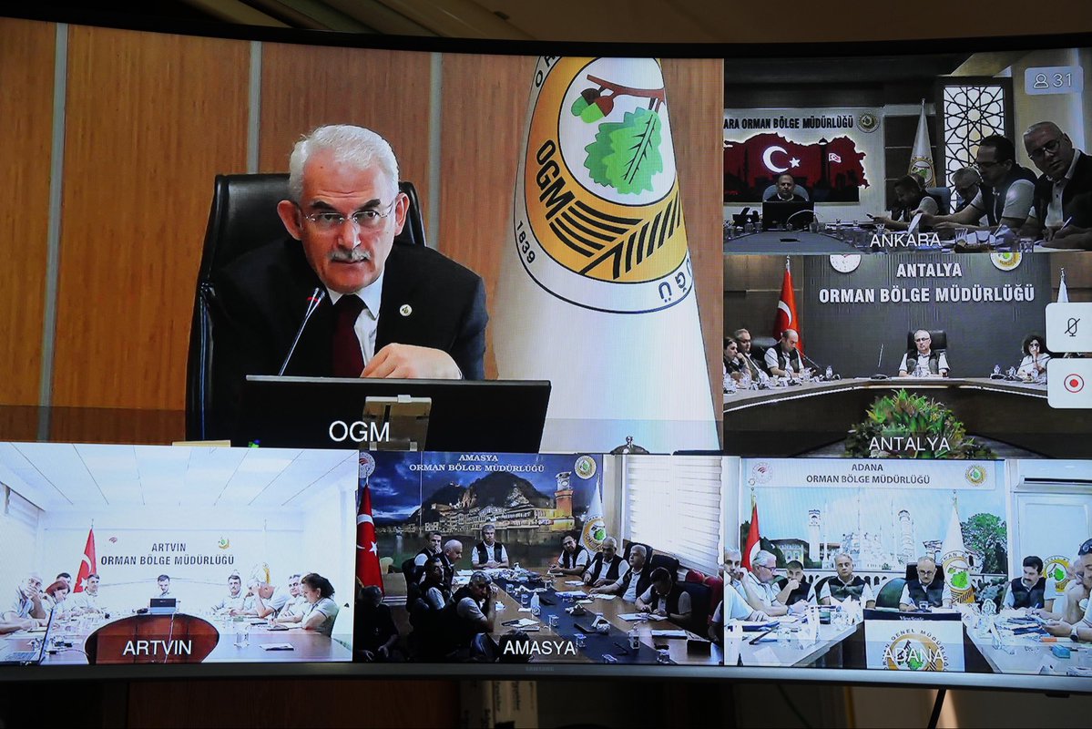 adanaobm's tweet photo. 2026 TEMMUZ AYI DEĞERLENDİRME TOPLANTISI GERÇEKLEŞTİRİLDİ

Orman Genel Müdürümüz Sayın Bekir Karacabey başkanlığında; merkez ve taşra teşkilatımızın katılımıyla "2026 Yılı Temmuz Ayı Değerlendirme Toplantısı" video…Haberin devamı için lütfen tıklayın. https://t.co/RvZHThH2vw https://t.co/OlpwANJZar