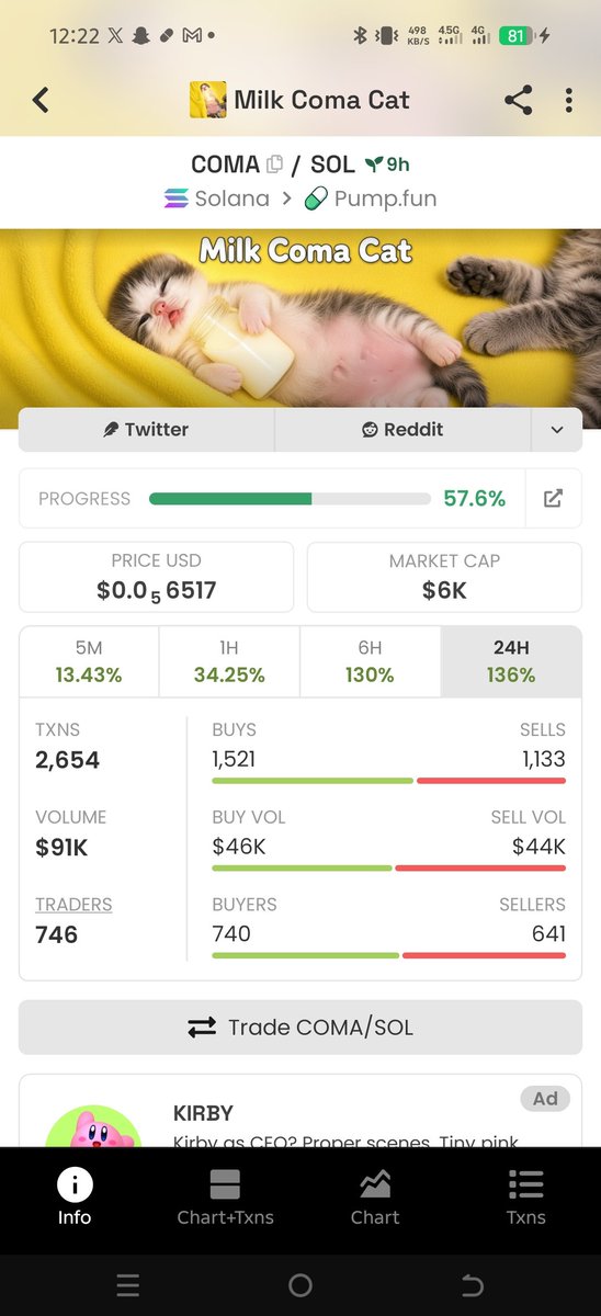 bash_itzx's tweet photo. Who enjoyed the 1x on this morning signal we enter at 3k market cap new is at 7k market cap

Traders the way we are going to find our 100X is NOT by chasing TOAD or LOUIE or LINKING CAT.

They already gave other traders their 100X We need to find the next ones BEFORE they explode Lets go hunting for the next 100X 🔥

Dont sit around waiting for coins that already made the move we need to find ours BEFORE the crowd arrives. 🚀