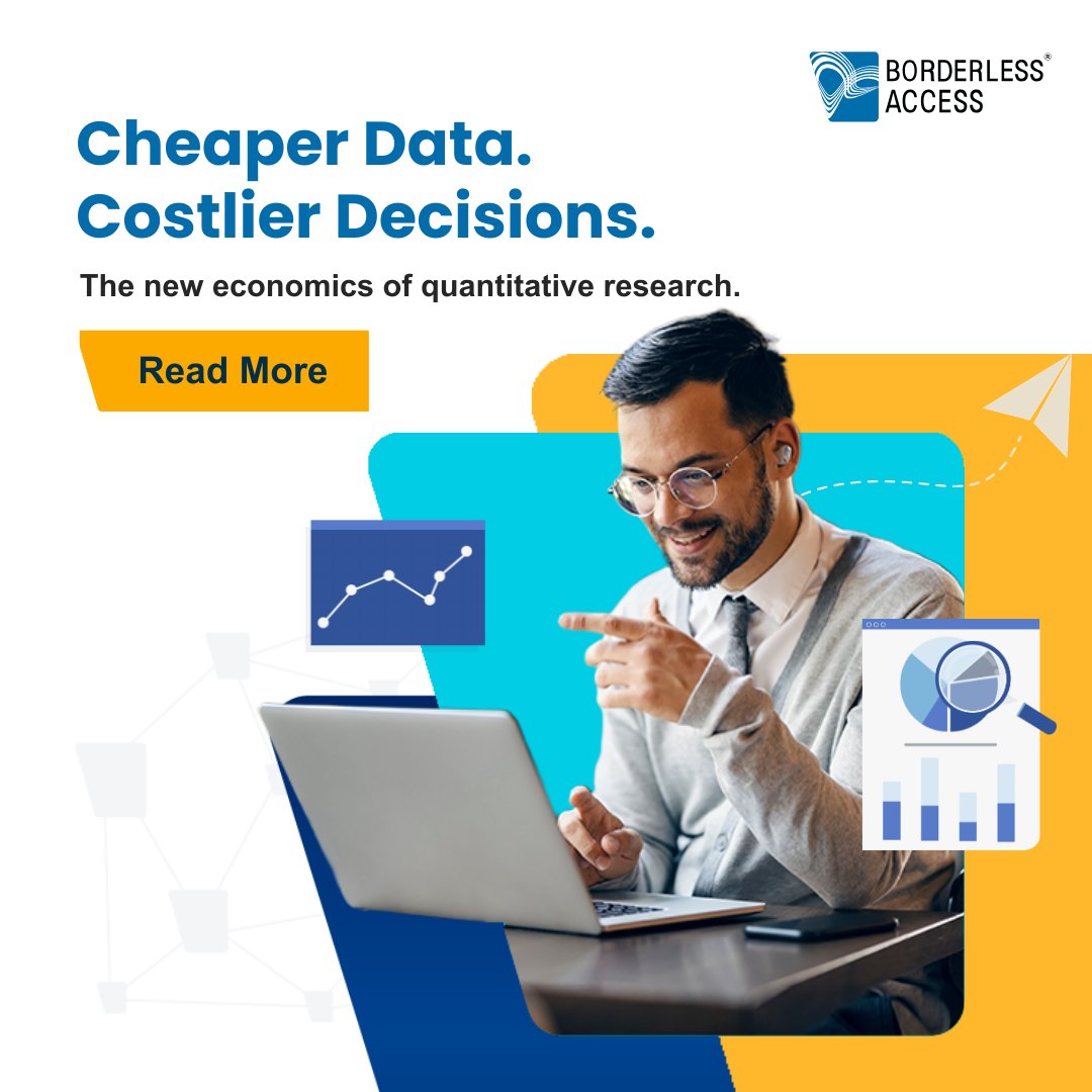 BorderlessXs's tweet photo. The real cost challenge in market research isn’t the sample. As AI fraud incentive inflation grows, leading organizations are prioritizing data quality &amp; ROI over cost-cutting alone.  

Read More: https://t.co/CnwsIFNxC9 

#MarketResearch #DataQuality #BorderlessAccess https://t.co/Tt1YJCg0Rg