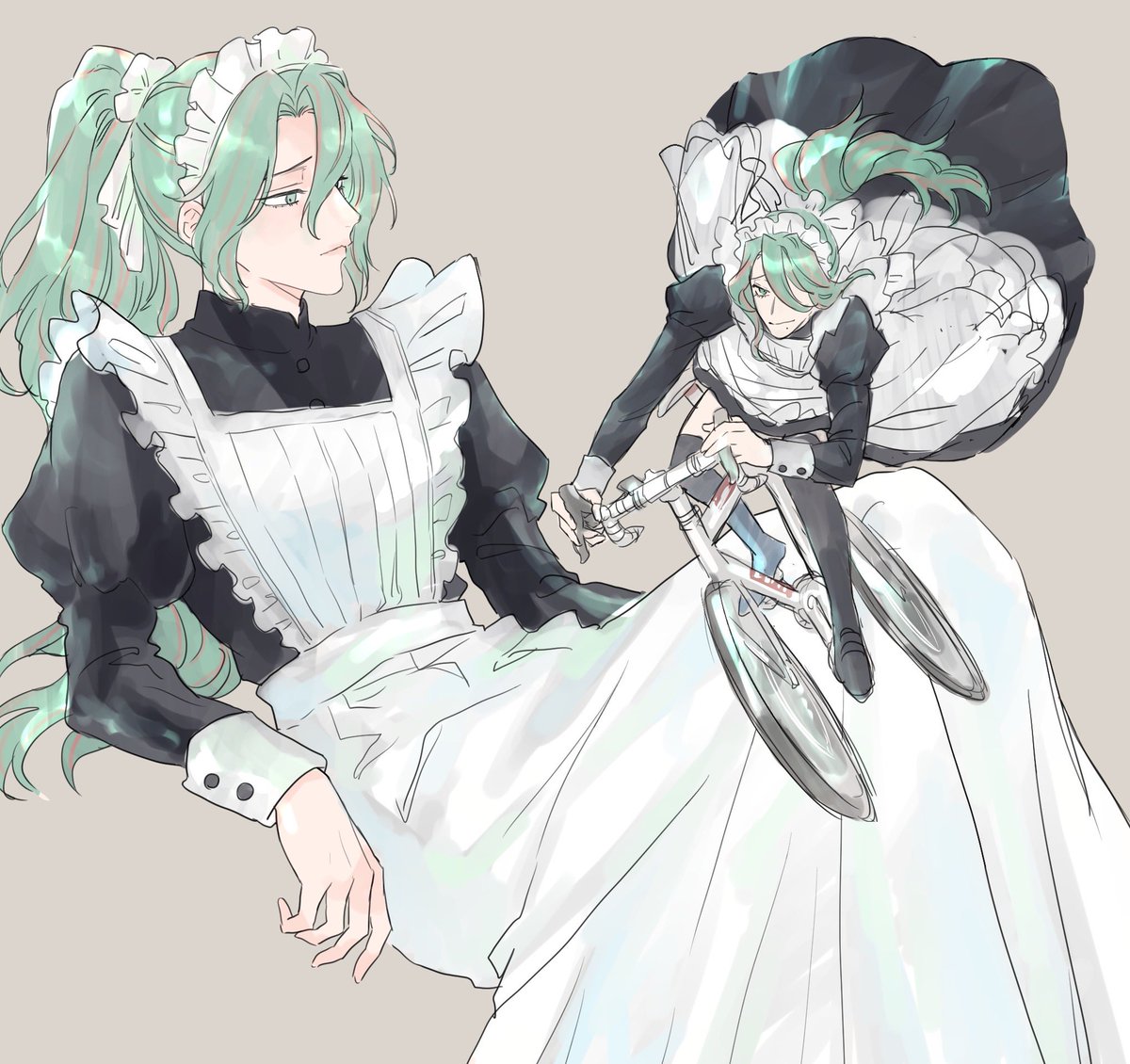fuuuchio's tweet photo. メイド様 https://t.co/csVaKXyinx