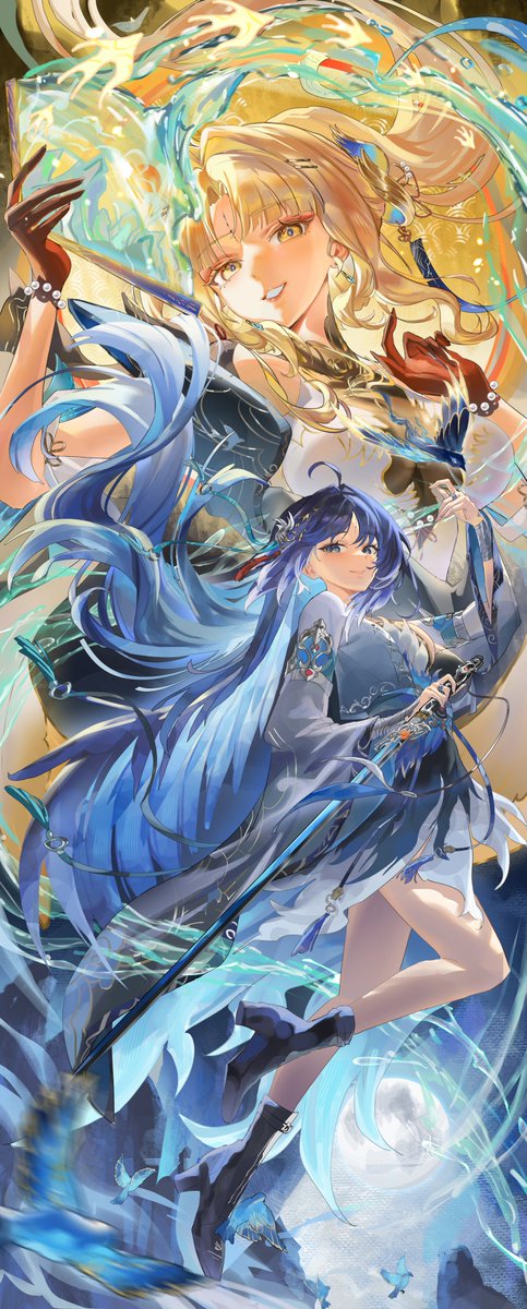 Coco_Sakeko's tweet photo. Yangyang💙✨ Suisui🪭
#鳴潮 #WuWaFanart #WutheringWaves #穂穂 #秧秧玄翎 https://t.co/0YMQmFSIdX