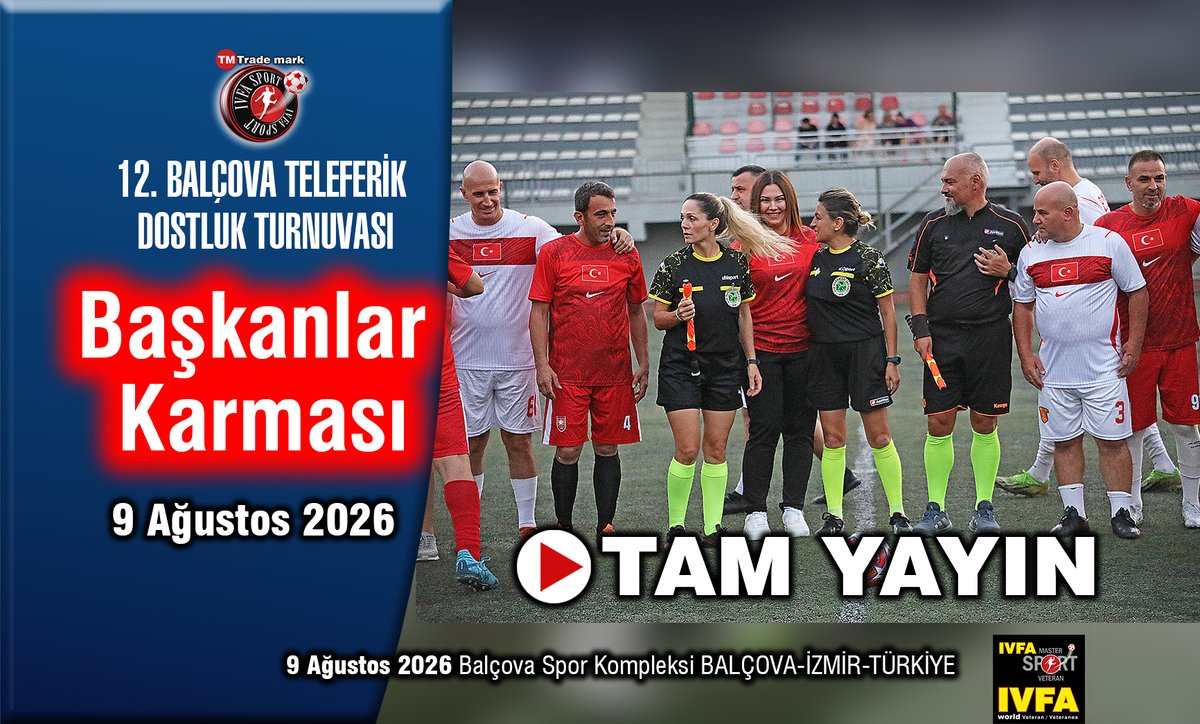 IVFASPORT's tweet photo. IVFA SPORTS: 12. TELEFERİK DOSTLUK TURNUVASI  BAŞKANLAR KARMASI BALÇOVA-... https://t.co/SSKsDOIjzs @YouTube aracılığıyla https://t.co/42CfrMnltV
