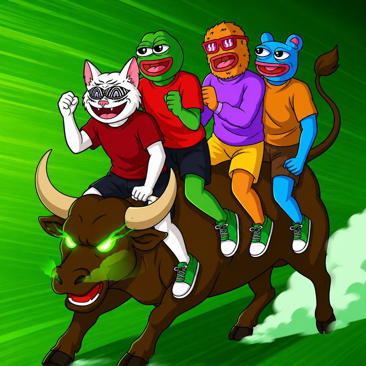 MaciCatSOL's tweet photo. Bro said “who’s bullish?”

The entire group chat pulled up.

@Matt_Furie https://t.co/ndsCzyIeeP
