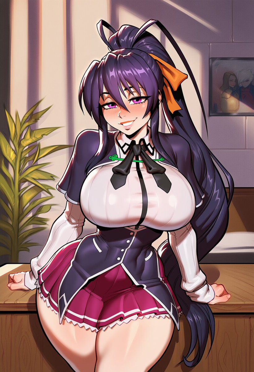 SEBAI45's tweet photo. Himejima Akeno https://t.co/IMFHthQsUs