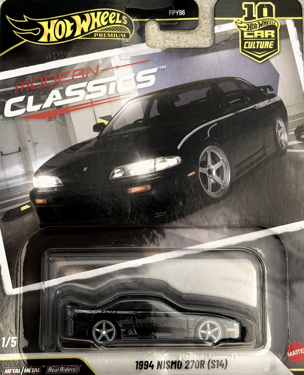 jyonagino's tweet photo. ホットウィール『NISMO 240R S14』
S14の前期型ベースでNISMOがカスタムしたシルビアのコンプリートカー。
前期型の顔って好き♪
(﹡ˆ﹀ˆ﹡)♡
#ホットウィール
#モダンクラシック
#NISMO
#240R
#シルビア https://t.co/2WXxPGDMIs