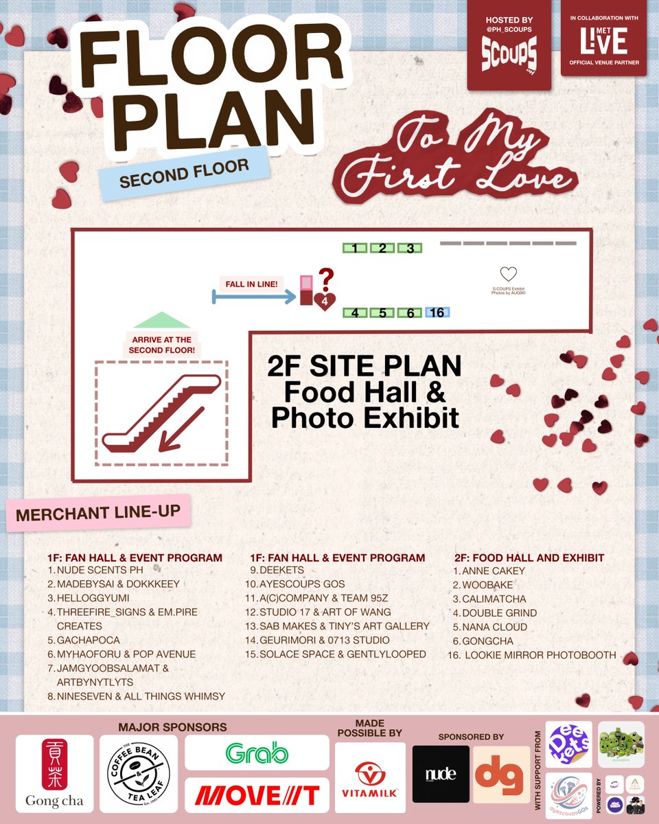ph_scoups's tweet photo. CARATs, please ZOOM IN TO YOUR GUIDE AT THE EVENT! 🗺️ We have so much planned for you — apologies that you might have to zoom in a little 🙏
Use the floor plan as your guide and get familiar with the different event areas before the big day! 💗
We’ll see you at MET Live on August 16!
REGISTRATION CLOSES SOON 🔗 https://t.co/FFk95JRRk8
#SCOUPS #에스쿱스
#SCOUPS_FirstLove