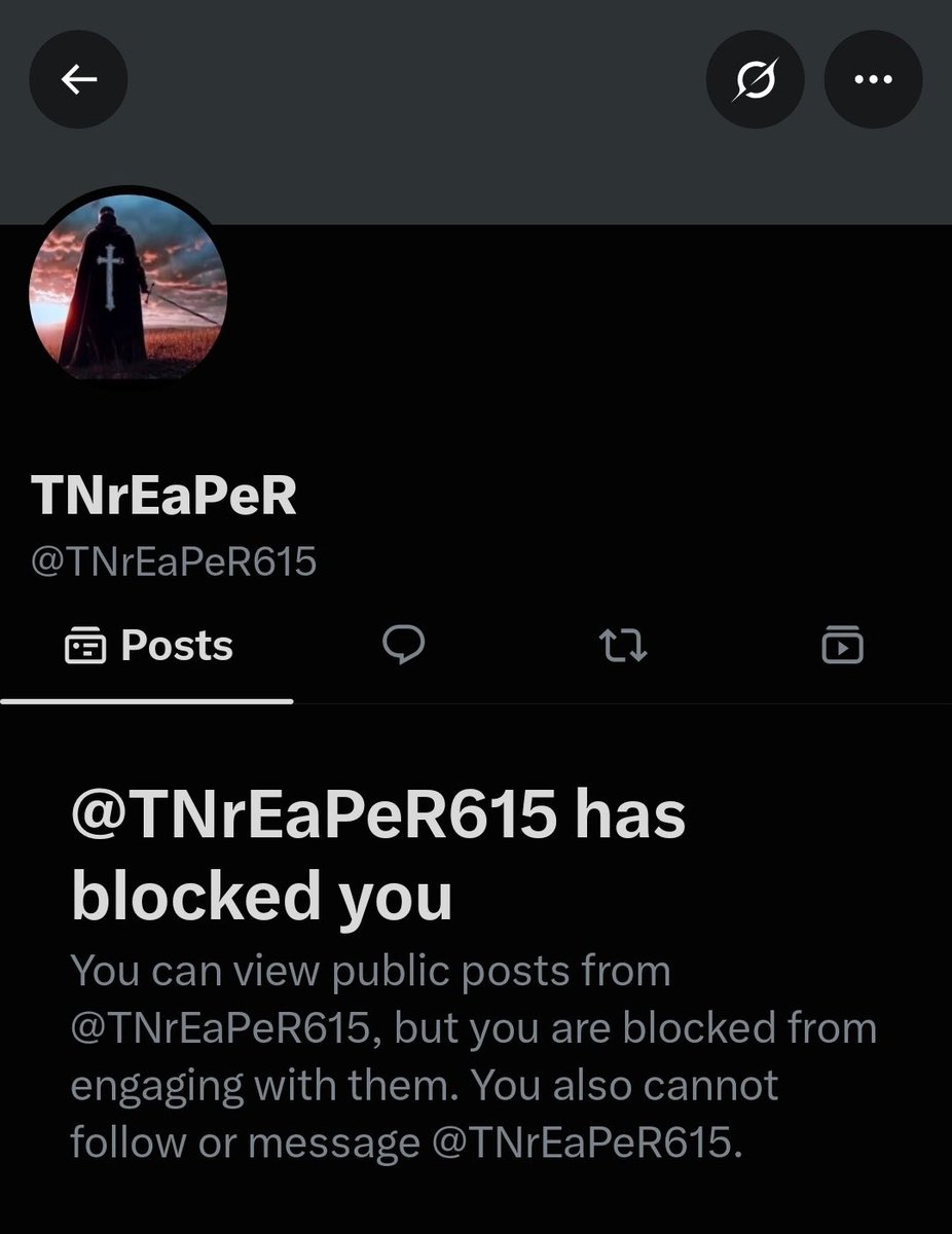 RealWillAllen9's tweet photo. @TNrEaPeR615 @RealCryptoBull9 @GrahamAllen You blocked him? Lmfao. What a punk little bitch move. You can’t win with ideas so this is what you do? Coward. Prove him wrong or sit down and shut tf up. https://t.co/T6eyPDqeKc