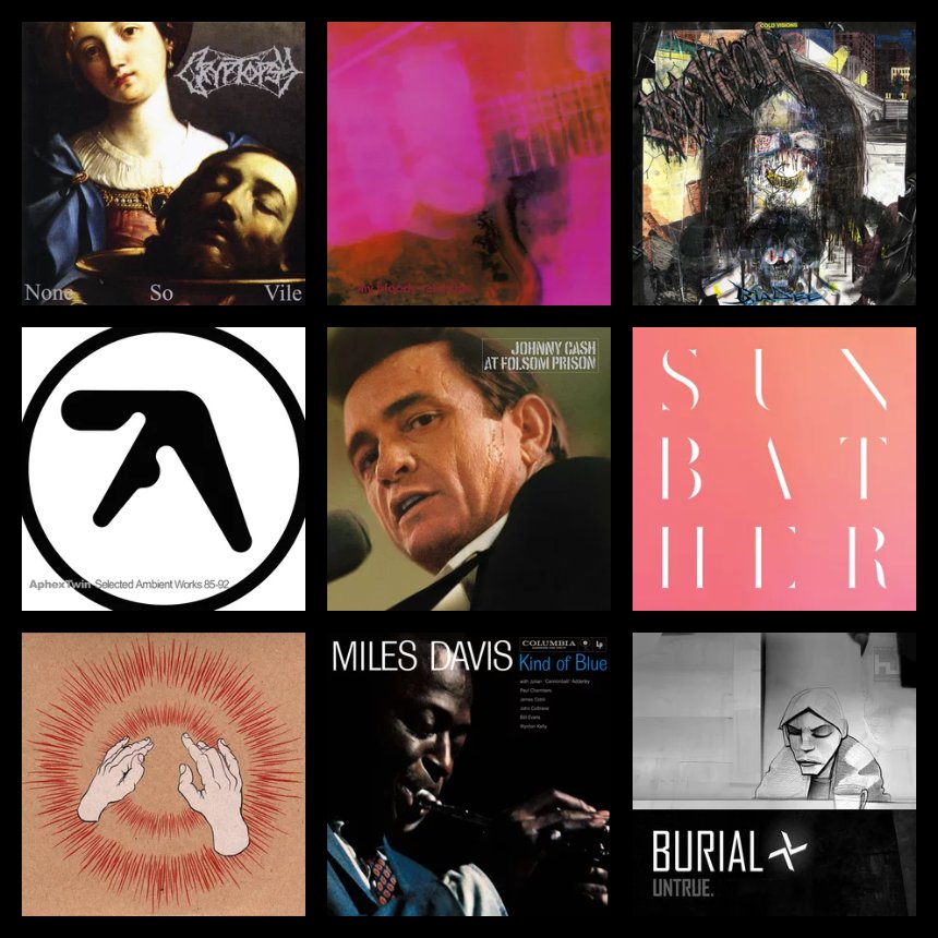 Tiijdij's tweet photo. Albums that people say they love

Then refuse to engage with the rest of the genre https://t.co/YZ6Fgb8KF4