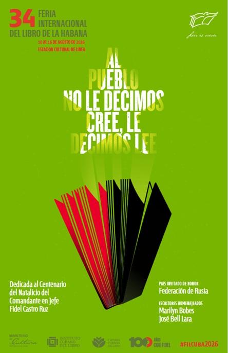 JoseMarianoTam1's tweet photo. Hoy comienza la 34 Feria Internacional dl Libro d La Habana 🇨🇺 , en el marco d los festejos x #100AñosConFidel y esto a pesar, d la #GuerraMultidimensional q el #ImperioDelMal 🇺🇲 le ha impuesto al noble PUEBLO 🇨🇺. #CubaEsCultura #CubaEsPaz #CubaNoEsAmenaza #LeerEsCrecer❤️🇨🇺 https://t.co/JCdnE9meaL