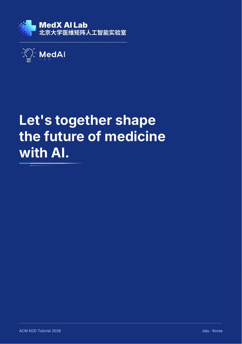 medx_pku's tweet photo. Spot the MedX Lab mascot at #KDD2026! 
Take a photo, post it on X with @medx_pku + #KDD2026, show our staff, and claim a special MedX gift. Aug 11 · ICC Jeju Room 303B. 
Come for the mascot, stay for AI agents &amp; EHR research！

#MedicalAI #AIAgents #EHR #AIforScience #LLM https://t.co/tkZzQQll3r