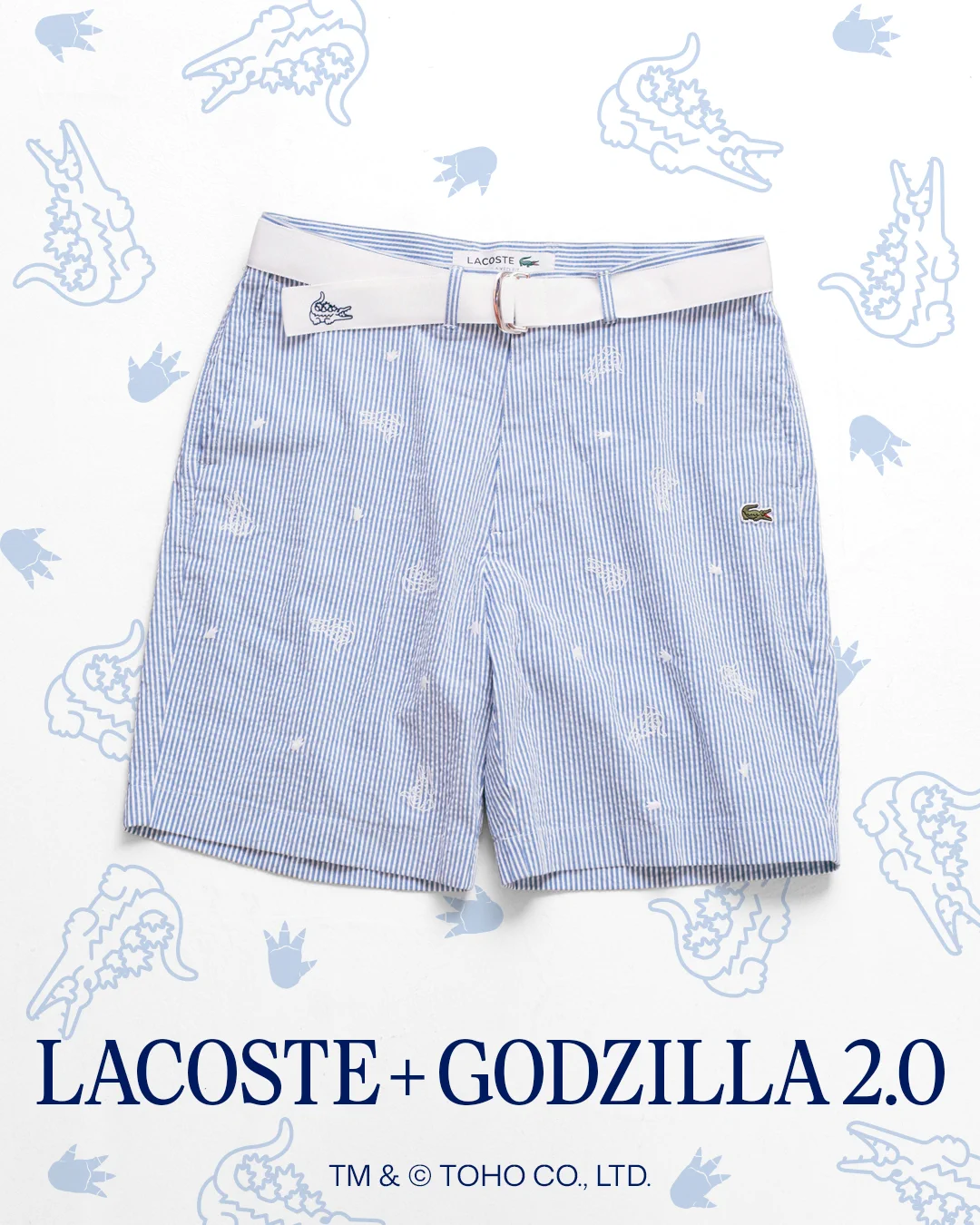 『LACOSTE＋GODZILLA 2.0』 ゴジラ＋ラコステ ショーツ L LACOSTE JAPAN | ラコステ ジャパン on X: 