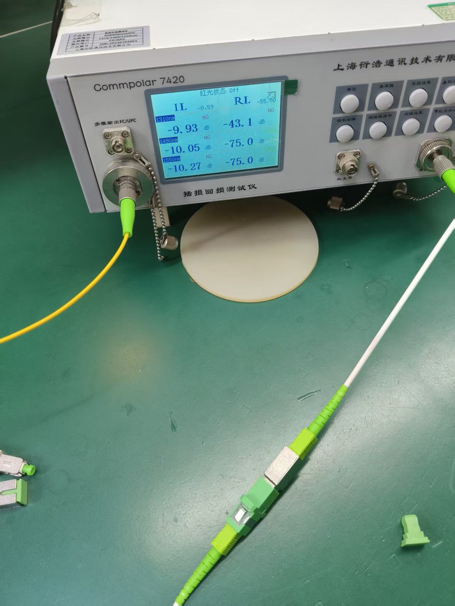 axonode_optics's tweet photo. Small components can create big problems if they are not validated.
Before customer evaluation, we check optical attenuator performance:
• Attenuation
• Insertion loss
• Return loss
Reliable deployments start with validated components.
#FiberOptics #Axonode https://t.co/Yn1D1Mfdux