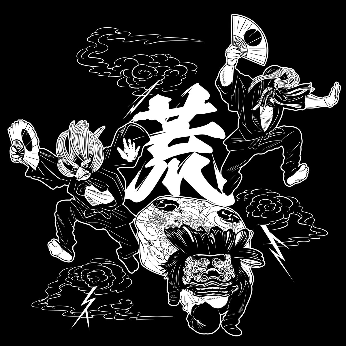 chanyamaINK0202's tweet photo. 荒獅子組さま
チーム用Tシャツのご依頼でした。ありがとうございました！
完成形を綺麗に写真に収めていただき感謝です🥹✨🔥🔥🔥
渋い。 https://t.co/2E6FyJGeBe