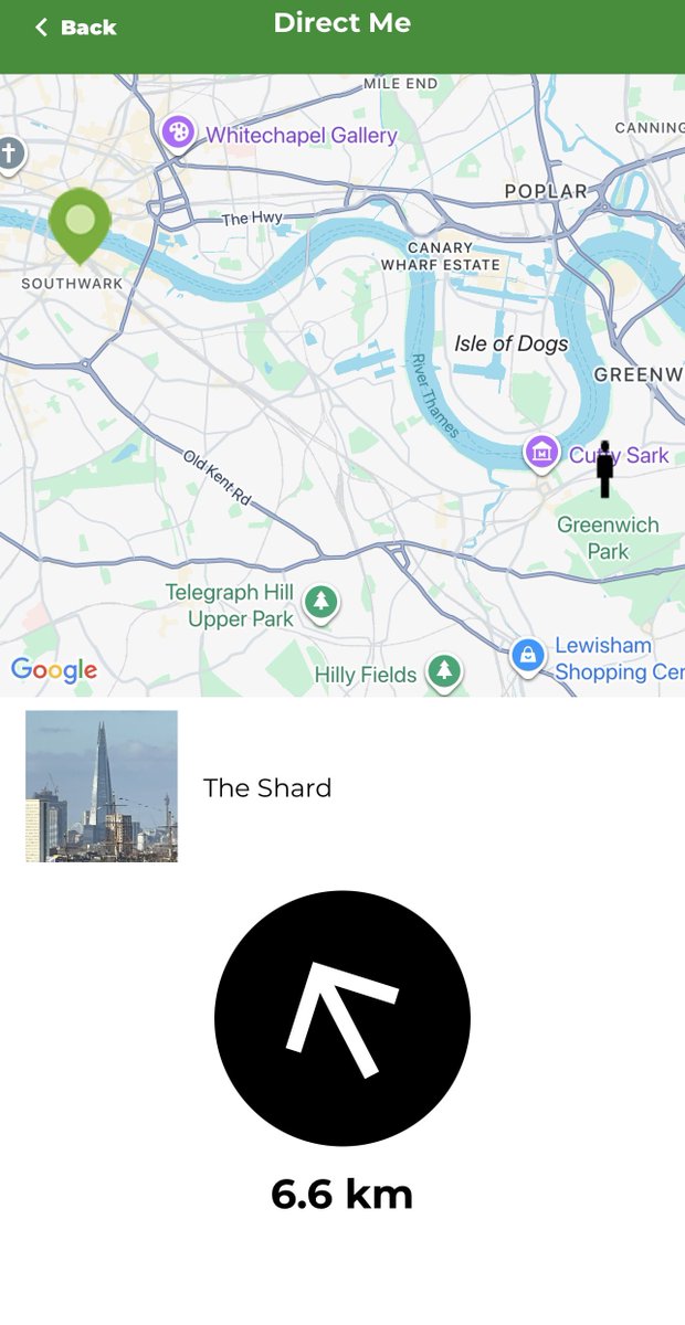 TiCLme's tweet photo. BIG NEWS @TiCLme
TiCL View App now acts as a #toposcope at top London views
e.g #TiCLView now points out some of the ‘spires’ you can see today from One Tree Hill @theroyalparks
The ‘Direct Me’ function points directly at each landmark and shows you your distance to it https://t.co/Q1Qk8L6MW4