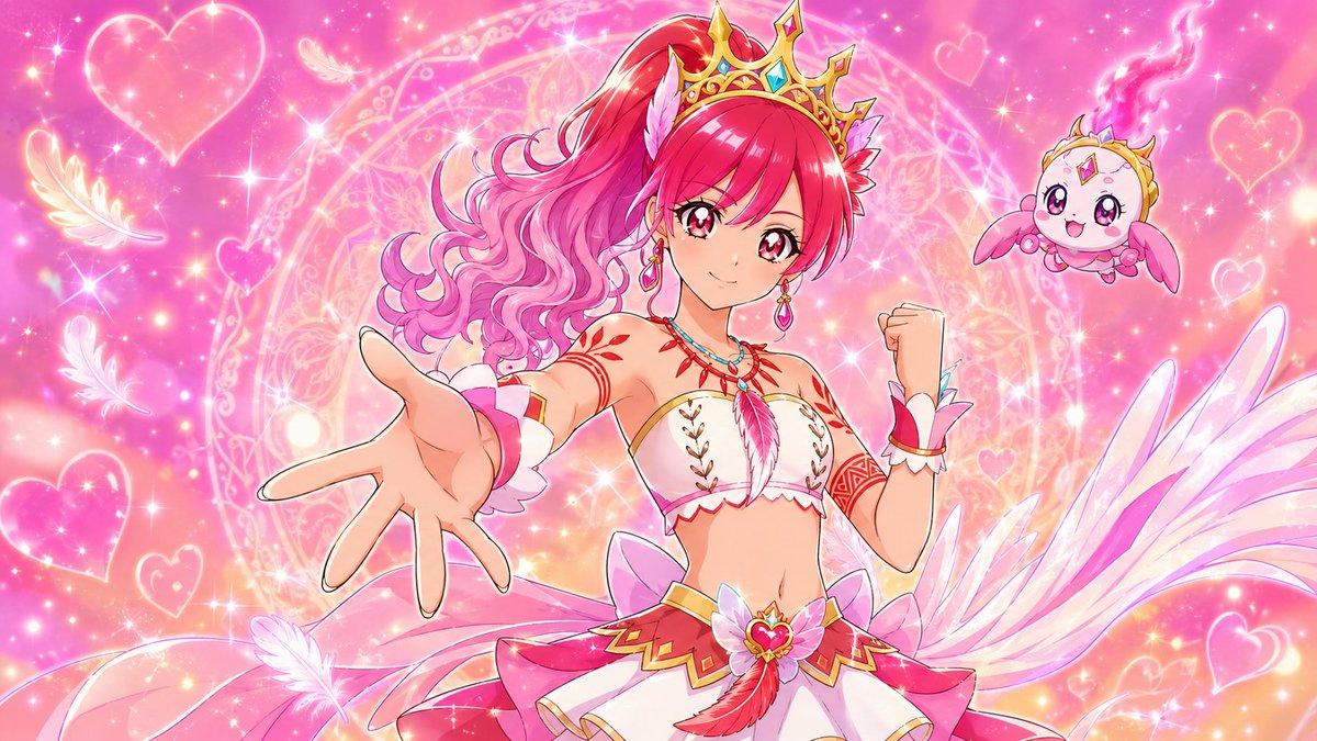 odesuke0413's tweet photo. #WHwilds 
#モンハンワイルズ
#モンハン

プリキュア風にしてって色々見たからあたしもお願いしたら可愛いかったのさ https://t.co/J6rlm27Nha