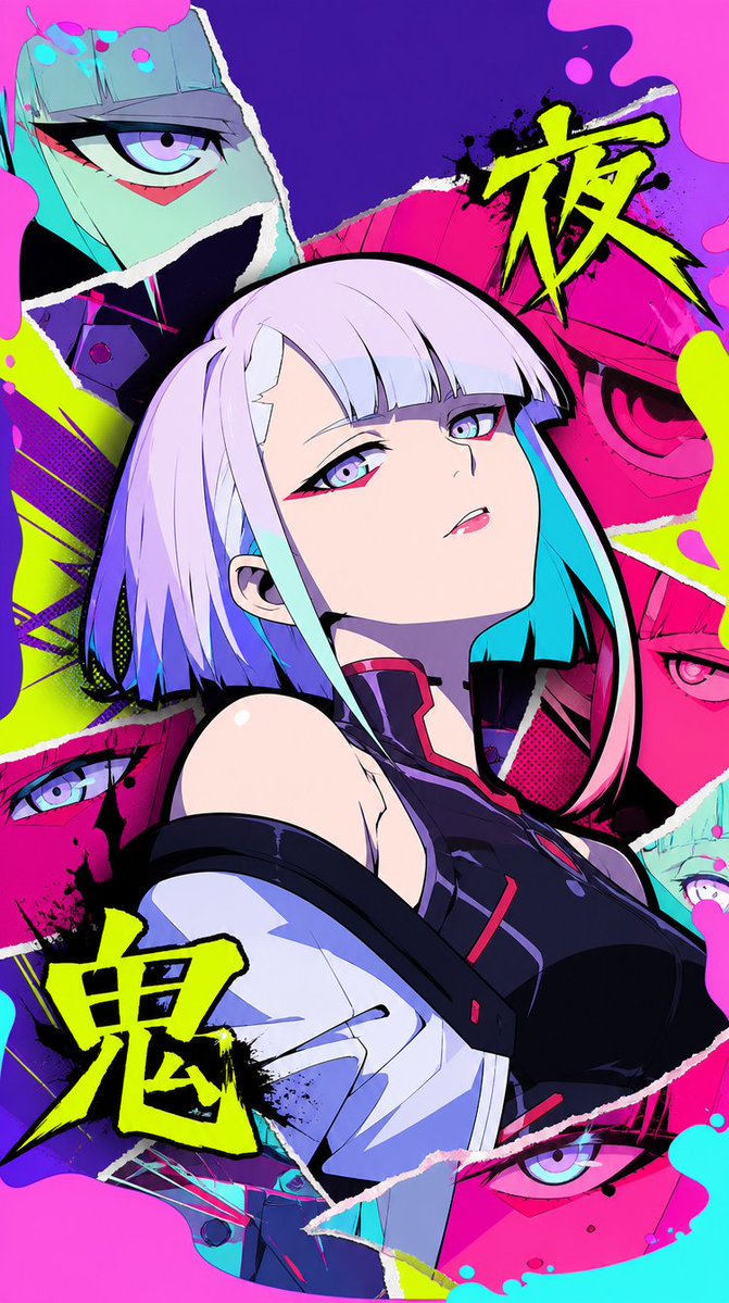 Design4p0's tweet photo. Lucy, una misteriosa y habilidosa netrunner de Night City que anhela escapar a la Luna - Cyberpunk: Edgerunners 
#AIイラスト 
Apóyame dejando tu ❤ y 🔁 https://t.co/5xl6D1ABMJ