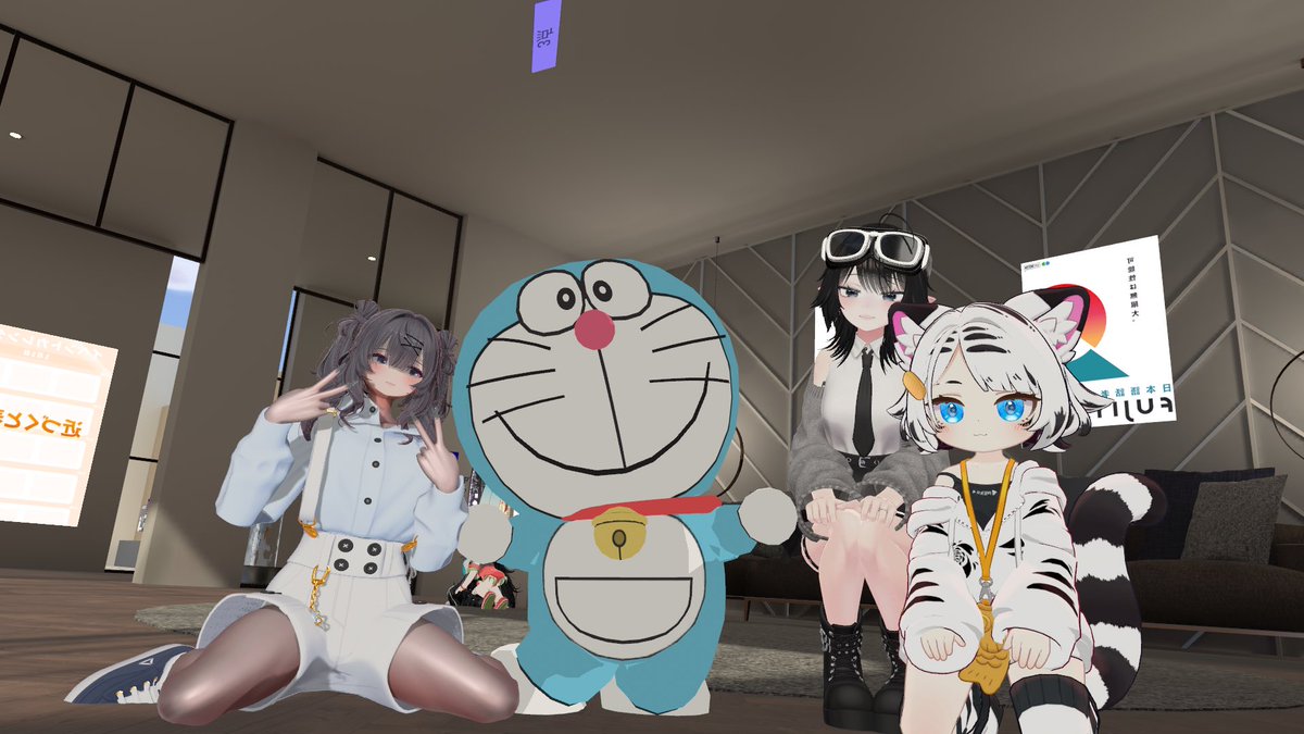 Doraoimo_VRC's tweet photo. 久しぶりにかまさんまおさんわんわんさんとお喋りできたo̖⸜((̵̵́ ̆͒͟˚̩̭ ̆͒)̵̵̀)⸝o̗
僕来るの待ってくれてたみたいで嬉しかったョまた遊んでねo̖⸜((̵̵́ ̆͒͟˚̩̭ ̆͒)̵̵̀)⸝o̗

(この後わんわんさんに行ったことないメルヘン村に連れていかれました) https://t.co/Brw6SimKEc
