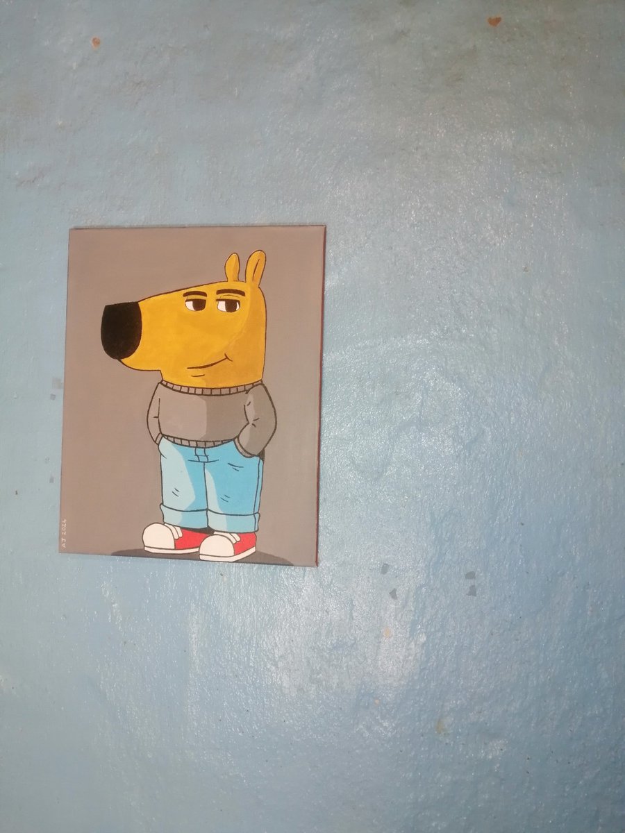 augustartspace's tweet photo. When she gets mad at you for being busy, but you're just a CHILL GUY who wants to get rich.
#NamibianArtist
#popart
#LocalIsLekker
#ContemporaryArt
#AuthenticArt
#Art https://t.co/sYCgGXWa4n