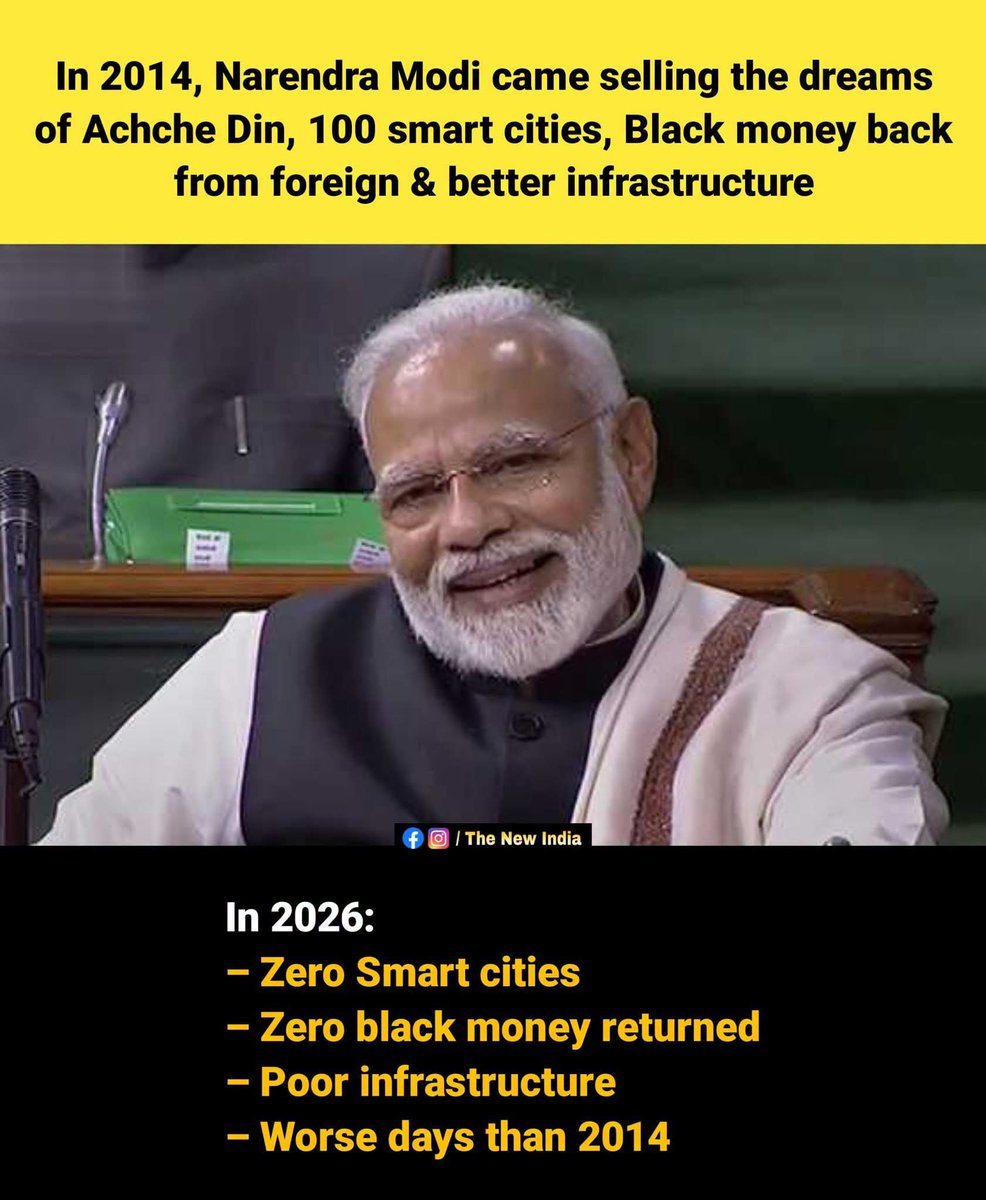 ScCardoz's tweet photo. Biggest fraud 🤥 the country has ever witnessed but thanks to andhbhakts and godi media he is still surviving 🤣 https://t.co/Felg7gz134