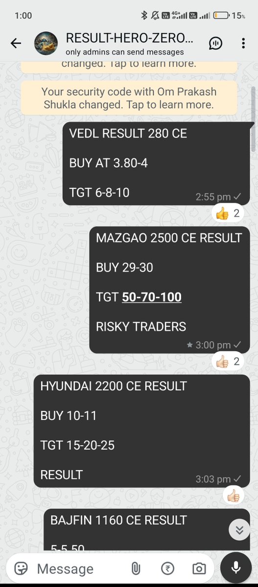 TheMaster8383's tweet photo. LOOK AT THAT BLASTTT IN #VEDL🔥

ANOTHER OLD #RESULT BLASTTT💥

#VEDL 280 CE GIVEN AT3.80

3.80 TO 12.....🎯🎯

PATIENCE PAY ALWAYS🤞🤞

ITS @3X BLASTTTT

#MONEYRAINS 💲💰 https://t.co/bgd2DAmXPM