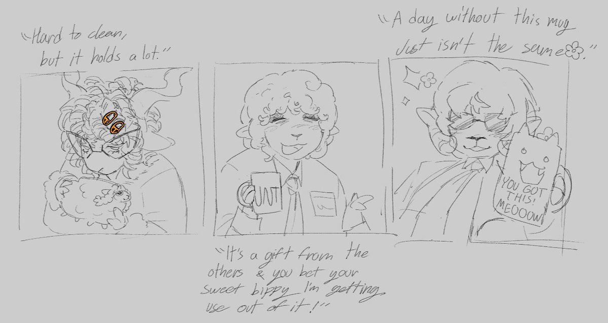 whatdobirds's tweet photo. #animalhospital "🐑Your favorite mug and why?"
inspired by @/Lotostar_Art 's coffee mug thread https://t.co/K7VDSthOXO