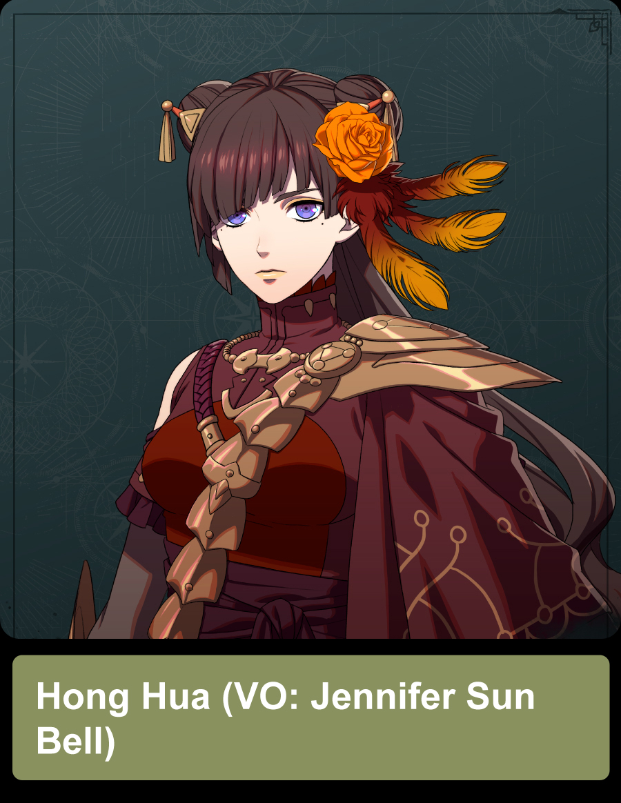 SerenesForest's tweet photo. Hong Hua (VO: Jennifer Sun Bell)

A powerful mage who fights alongside you to defeat Balor.
Her magical strikes are swift and precise.

Likes: Memories of happier times

Interests: None

https://t.co/Th9z5XK4hd https://t.co/ErSpLpX6ku