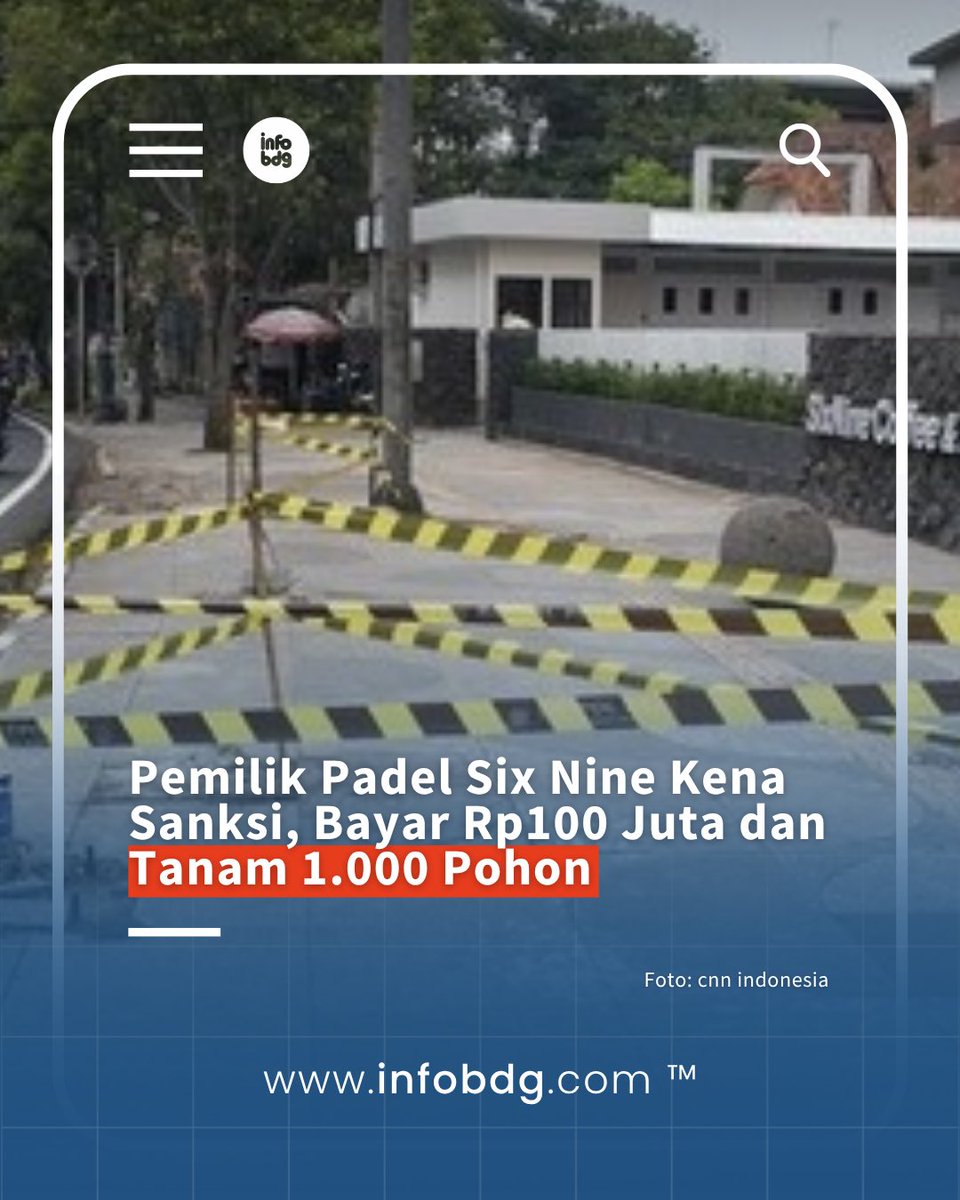 infobdg's tweet photo. 100 juta dan 1000 pohon 🙏

#infobdg https://t.co/b1omcuYYth
