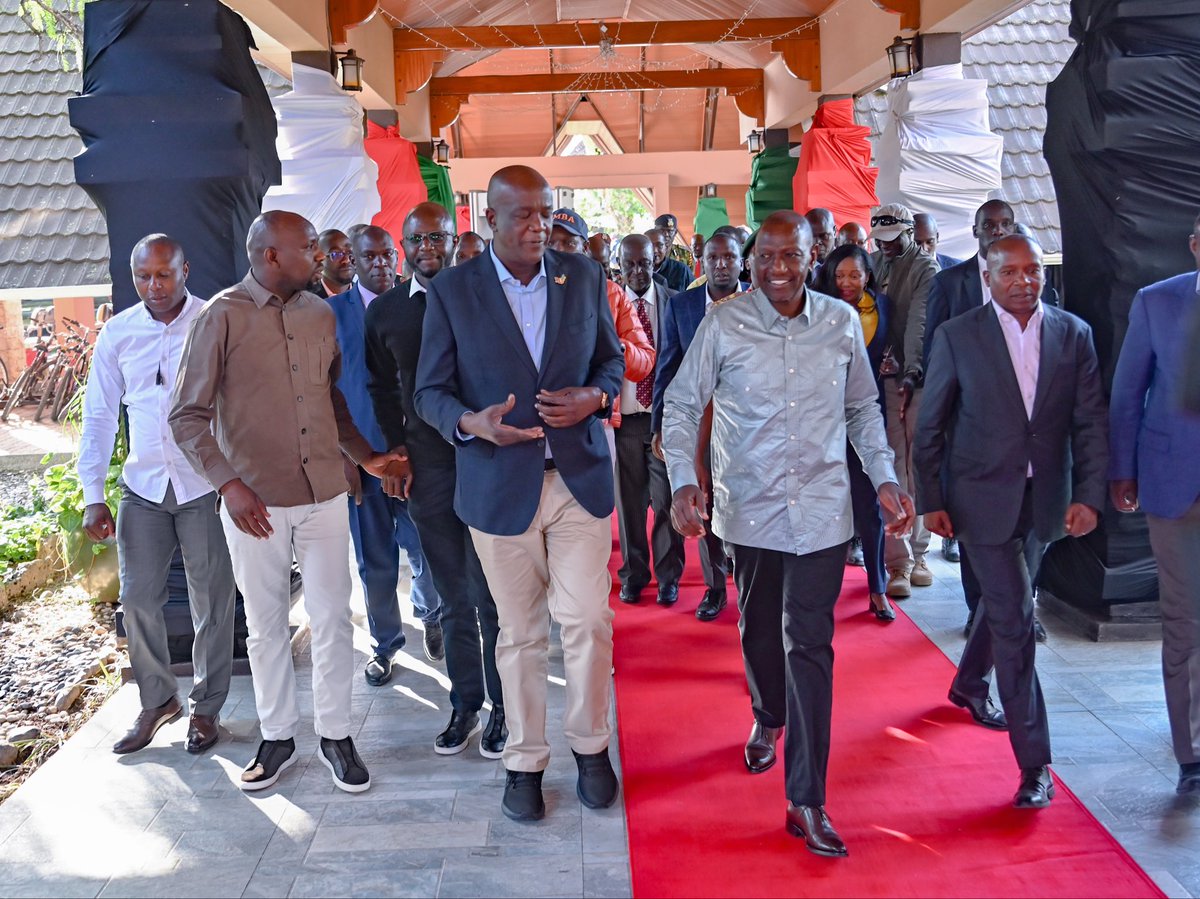 kipmurkomen's tweet photo. We have joined H.E President William Ruto and other leaders for a meeting of the Joint Broadbased Coalition Parliamentary Group in Naivasha, Nakuru County. https://t.co/M12eRKPn1C