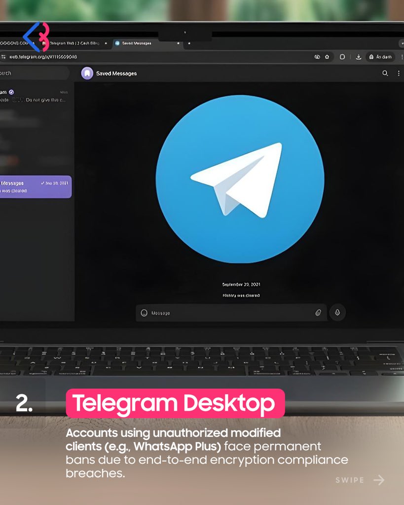 BuyFansOfficial's tweet photo. How to access Telegram on PC: π
Access instantly via β https://t.co/E6IsfDFL1tβ or download the desktop app.
Easily manage active sessions from your phone under Settings > Devices.
Follow BuyFans for daily tech updates! π
#BuyFansTips #BuyFans #Telegram https://t.co/awzyFCNf4h