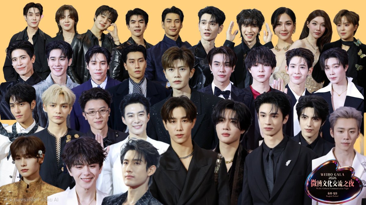 _24News_'s tweet photo. [Clip]ภาพบรรยากาศ redcarpet และ บทสัมภาษณ์ทั้งหมด ในงาน  Weibo Gala 2026 

Link YT>>https://t.co/tFndpvRzq8

WEIBO GALA 2026 AT SIAM PARAGON
#WeiboGala2026xSiamParagon
#WeiboGala2026 #WeiboCulturalCommunicationNightThailand https://t.co/iZk6SFUXG9