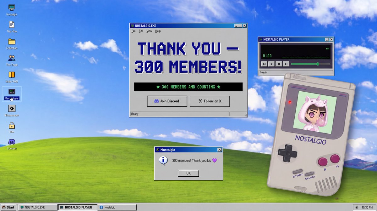 Nostalgiosrh's tweet photo. GM KIDDOS 🫧

💙 We just hit 300+ members on Discord.
You are early,this is only the beginning. Announcement soon.
GM to the realest☀️

           N O S T A L G I O 🫧 https://t.co/3HEbggpBFd