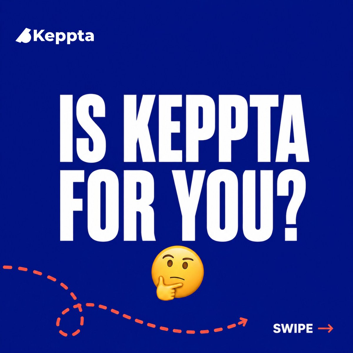 usekeppta's tweet photo. Is KeppTa for you? Swipe to find out π€
π Visit https://t.co/SRBaO38CD3 to get started
#keppta #creatoreconomy https://t.co/OWdMijV89L