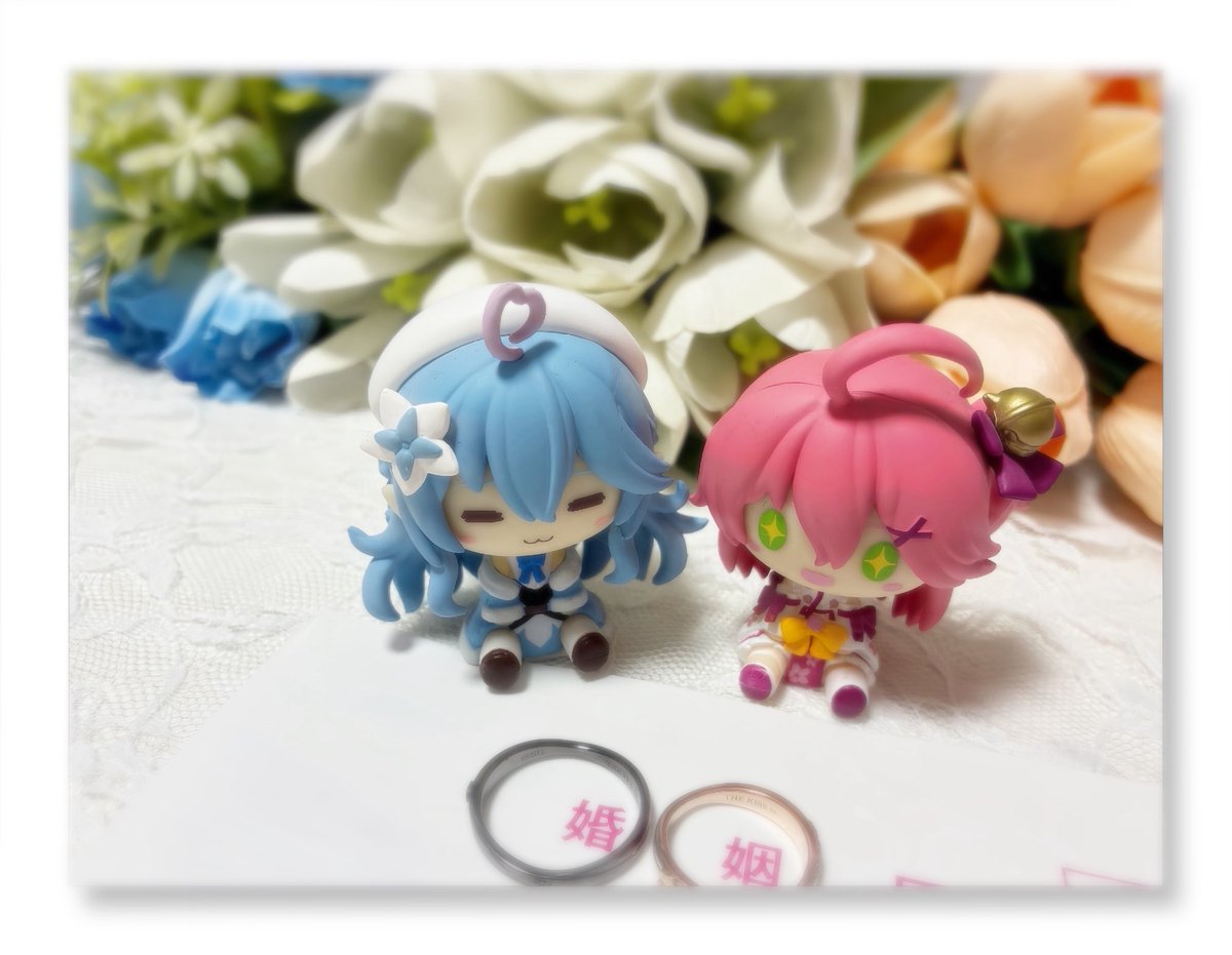 mikofubu3939's tweet photo. 🌸☃️💍ご報告💍☃️🌸

本日、雪民の方と結婚しました💐♥️

私たちが出会うきっかけをくれたみこち、ラミィちゃん、そしてホロライブに感謝🙏🏻

これからも変わらず、全力で推し活していきますので、よろしくお願いします🙇‍♂️🙇‍♀️ https://t.co/RKLHuyW5Pk