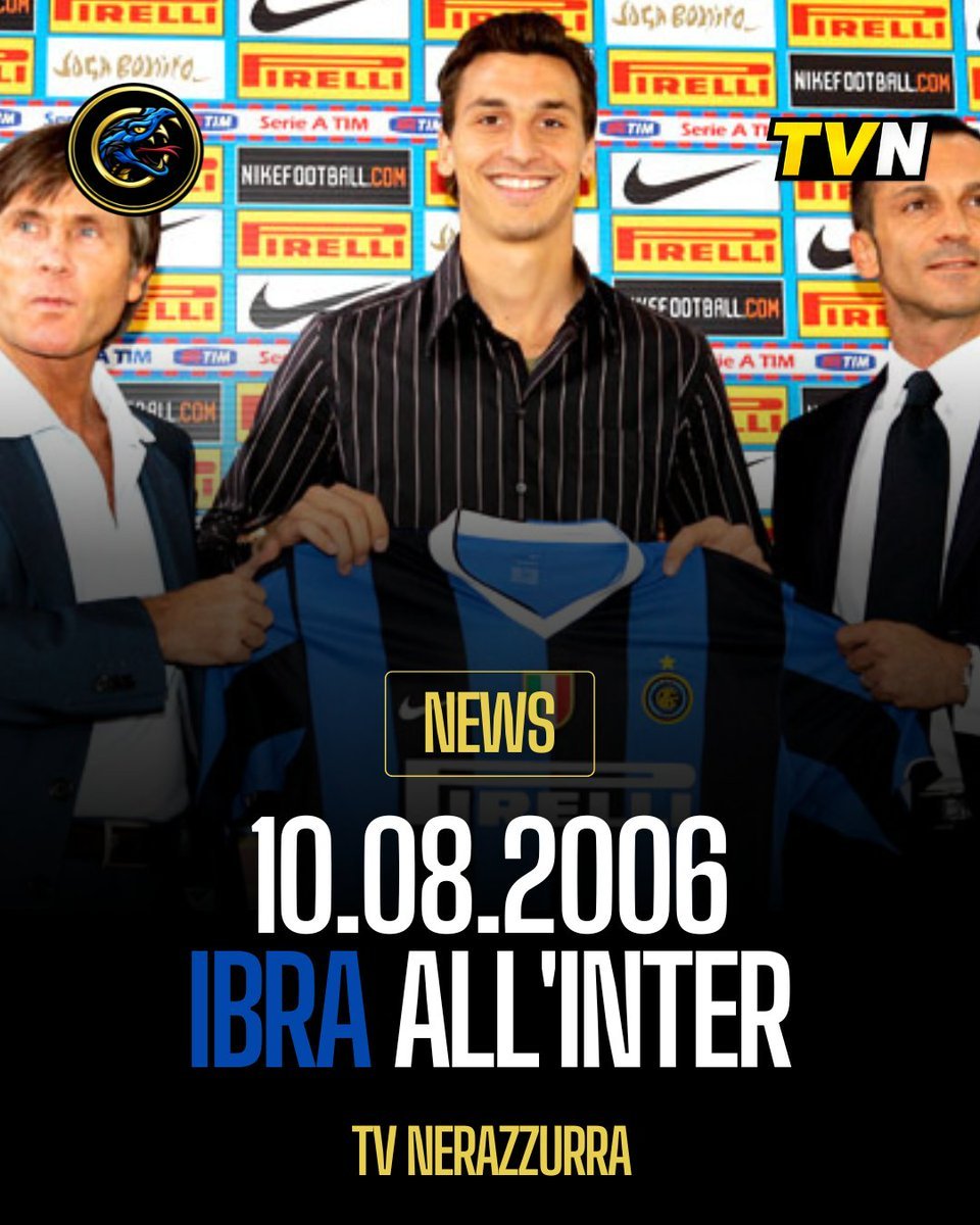 Alkttaf91's tweet photo. في مثل هذا اليوم 10-8-2006
بعد هبوط اليوفي للسيريا B بقضية الفساد ينتقل ايبرا للانتر https://t.co/e9nGb4PDYP