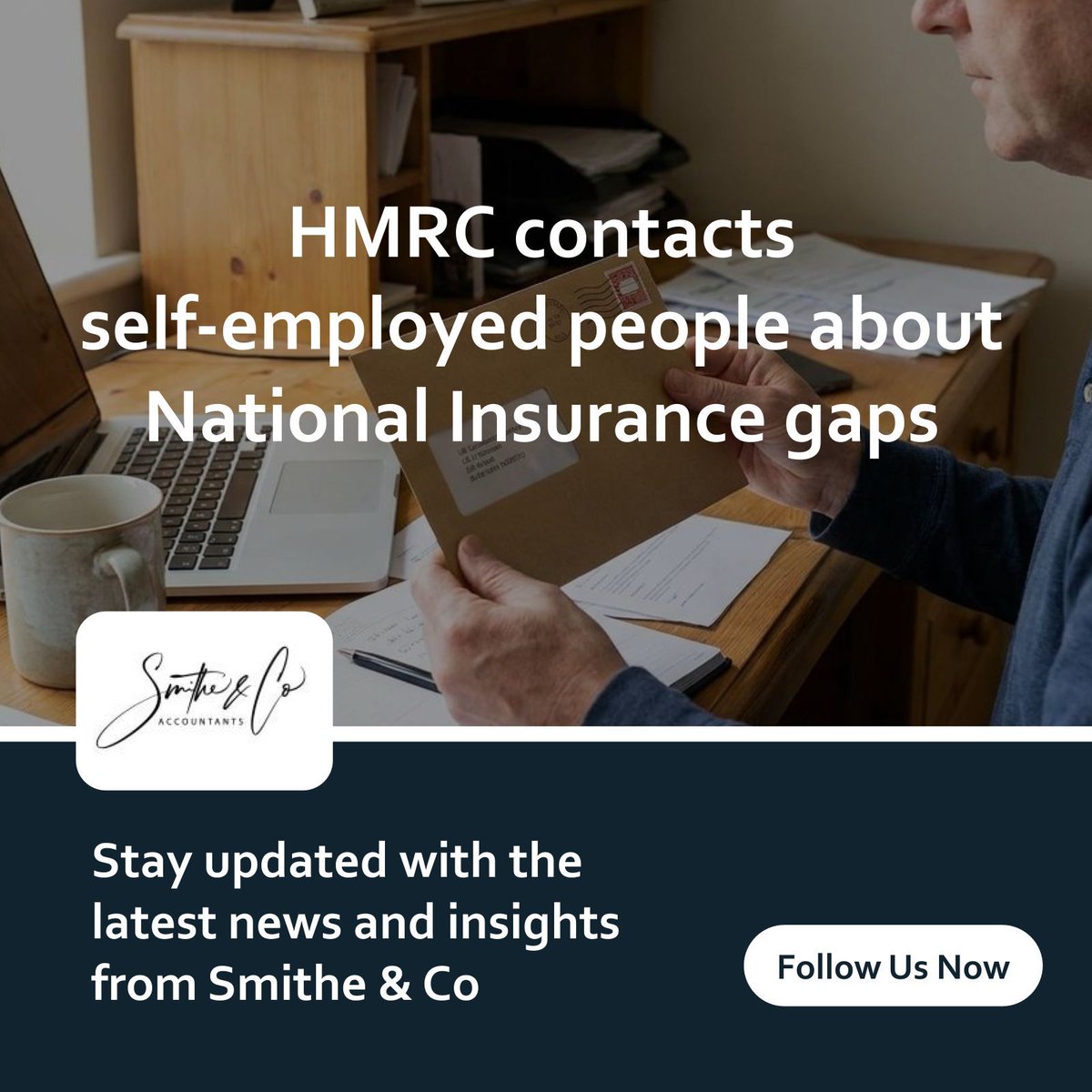 Smitheandco's tweet photo. HMRC is notifying self-employed individuals about gaps in NI records affecting their State Pension. Check your forecast and records! 💼 Need advice? Comment below!
Read more: https://t.co/N0TqiAwFqR https://t.co/nnDAQOukLX