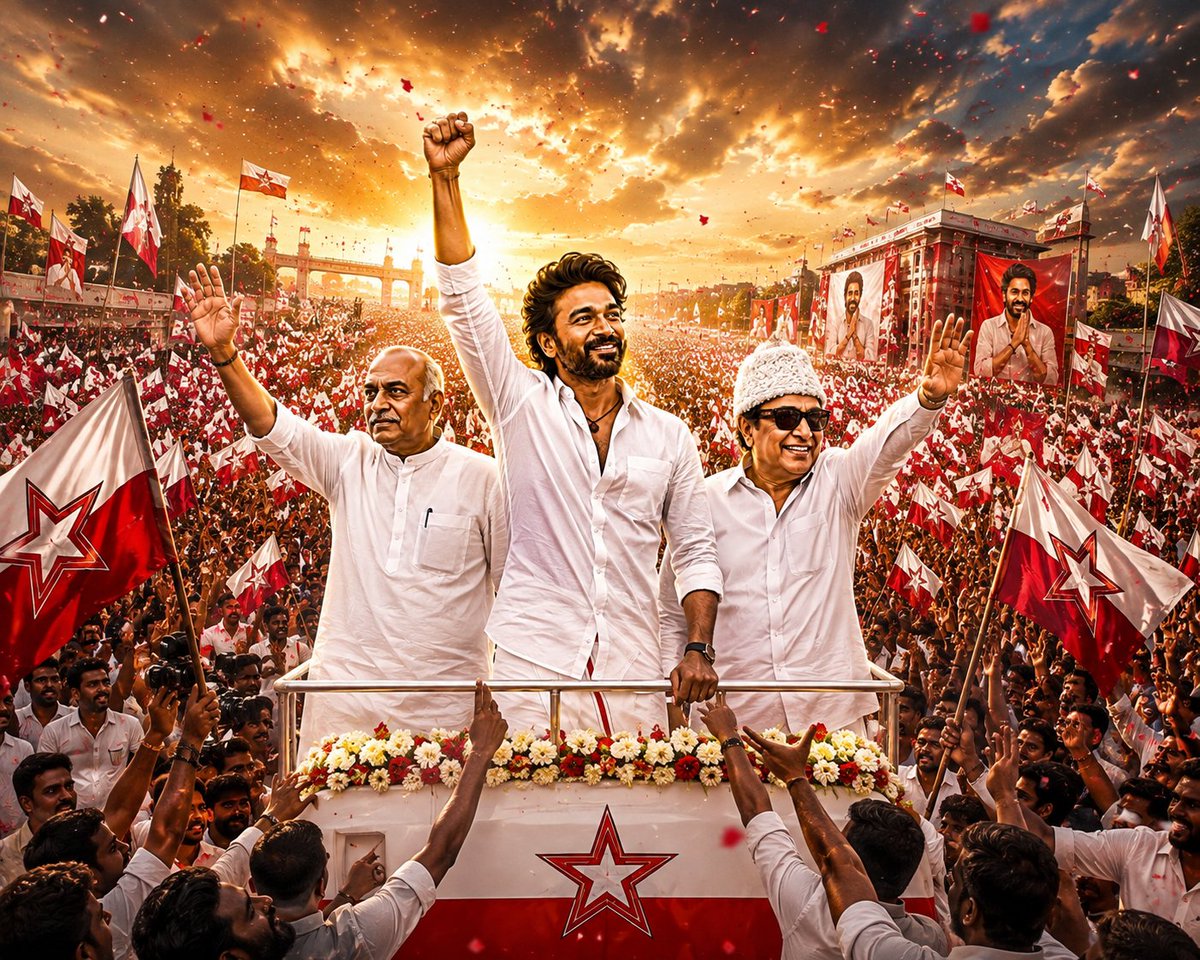 DhanushFanzTeam's tweet photo. “களம் அழைக்குது… தலைவன் @dhanushkraja வருகைக்கான நேரம் நெருங்குது!” 🇵🇱🔥

#Dhanush https://t.co/bSihy8BP9Y