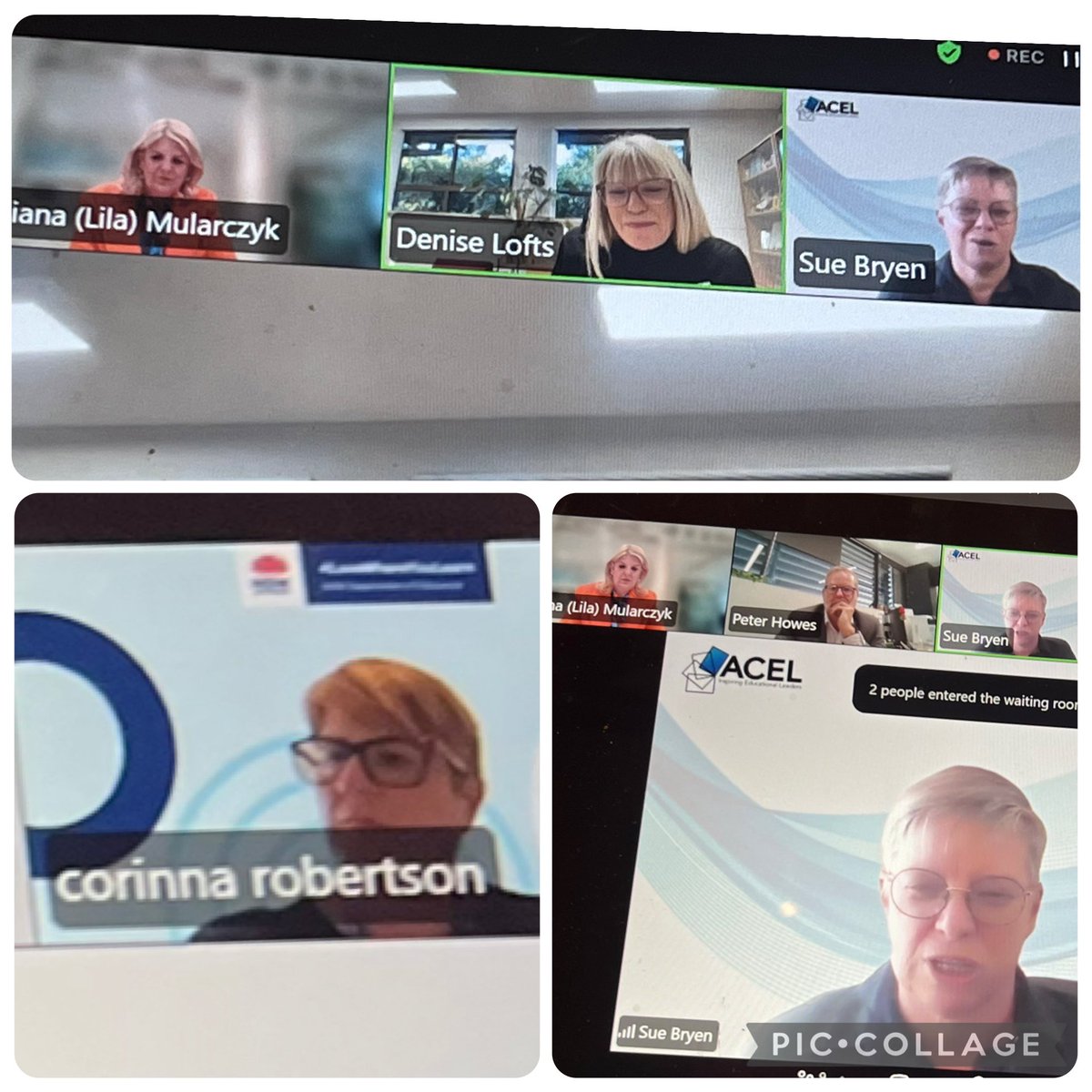 LilaMularczyk's tweet photo. ACEL NSW: Sustaining Principal Wellbeing and Impact Webinar. A privilege to be a panelists. Great discussion &amp; to catch up with dear colleagues. @HALTsNSW @NSW_DPs @nswppa @NSWSPC @dizdarm @pruecar @JasonClareMP @PEFOZ @PeterRHowes @ACEL_NSW @NSWEducation @NSWSLI @NSWPrimaryDP https://t.co/PUGt6GGMWJ