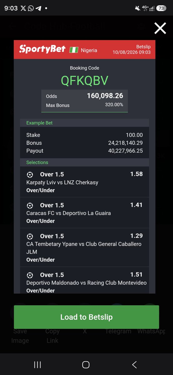 feranmi_flash1's tweet photo. 160k odds🍀💯 https://t.co/G4nbRv7nz3