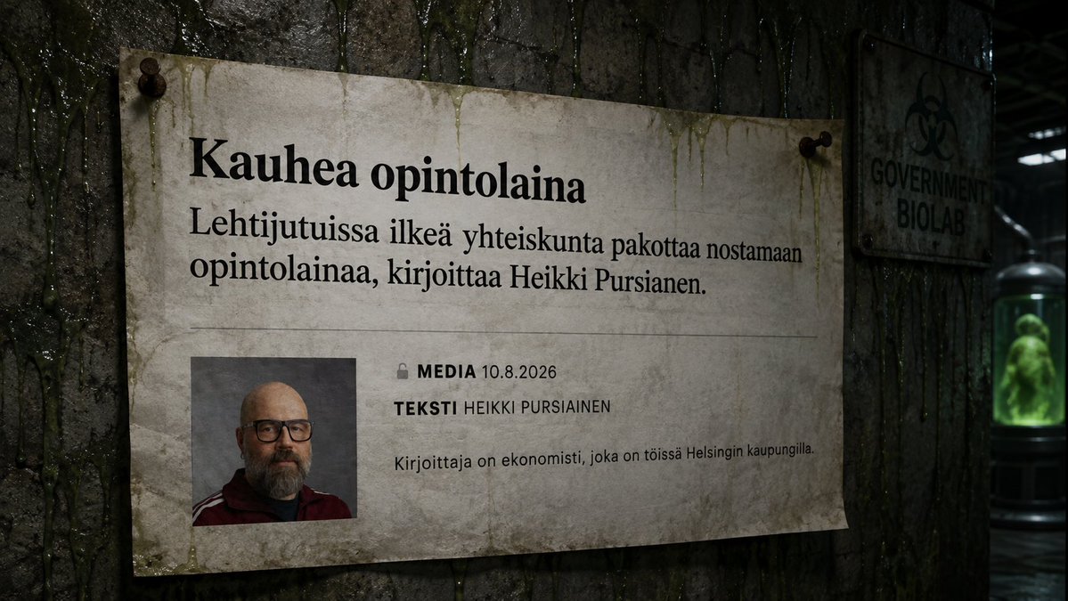 pursiain's tweet photo. Ovatko kolmenkympin kuukausittaiset opintolainan korkokulut taakka töissä käyvälle insinöörille? Eivät ole. 

Yle teki kuitenkin viime viikolla jutun, jossa haastateltu insinööri väitti päinvastaista. Toimittaja ei haastanut ällistyttävää väitettä.

Juttu paljastaa kaksi sosiaaliturvaa käsittelevätn journalismin ongelmaa.

Yksi on opintolainan kauhistelu. Lainaaminen opintoja varten on aivan yhtä luonnollista kuin vaikka asuntoa varten. Lehtijutuissa arkinen lainanotto näyttäytyy kuitenkin hirveänä asiana, johon ilkeä yhteiskunta pakottaa.

Toinen on sosiaaliturvan saajien jättäminen haastamatta. Ihmisiä pitää kohdella kunnioittavasti nykyisessä kärjistyneessä ilmipiirissä. Tulonsiirtojen saajia pitää kuitenkin kohdella myös aikuisina, joilta kysytään vaikeatkin kysymykset.

Linkki Suomen kuvalehden kolumniin alla.