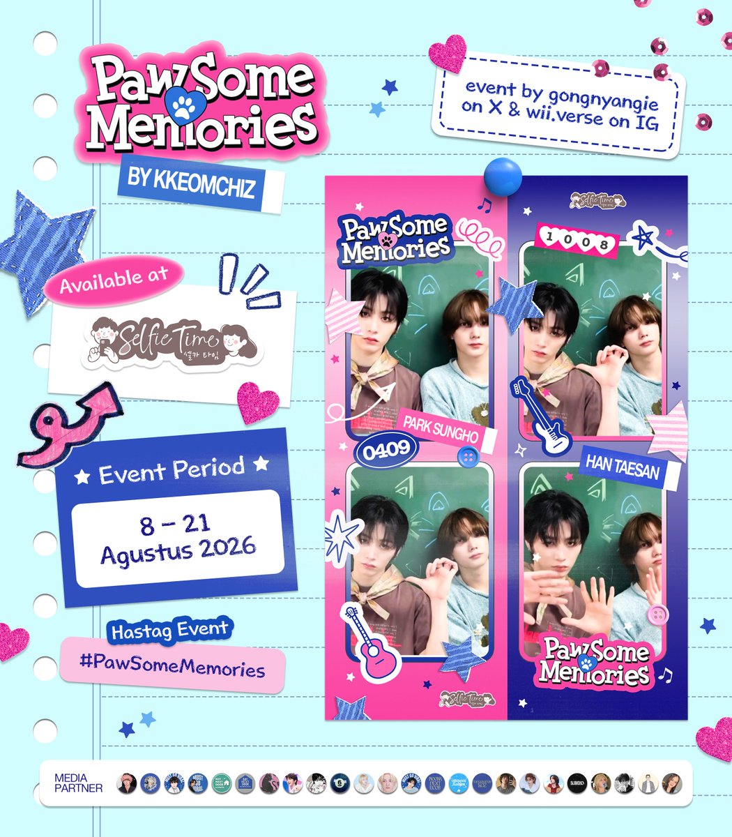 selfietimeid's tweet photo. Happy Birthday, Taesan BOYNEXTDOOR! 🎂

Di Selfie Time ada banyak frame fanbase spesial ulang tahun Han Taesan, salah satunya dari @gongnyangie lho!🐾🐱

🗓️ 8-21 Agustus 2026
Don't miss it!

#selfietimeid #TAESAN #BOYNEXTDOOR #PawSomeMemories https://t.co/FGphMGs8zM