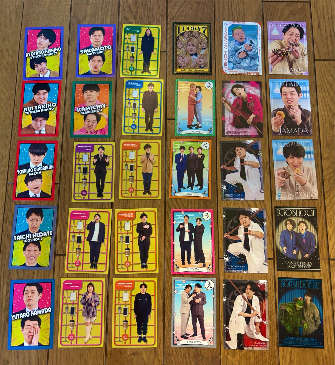 ebi_kokan's tweet photo. よしもとコレカ 7th Edition 交換

【求】トット、ナイチンゲールダンス中野
　　どの絵柄でも検討いたします。

【譲】 画像参照

ダイタクスイーツエラーカードは好条件のみ。
都内手渡し優先。11日神保町、14オールマンゲキ（きゅりあん大ホール）におります。
お気軽にお声掛けください https://t.co/MDqZFZd0vl